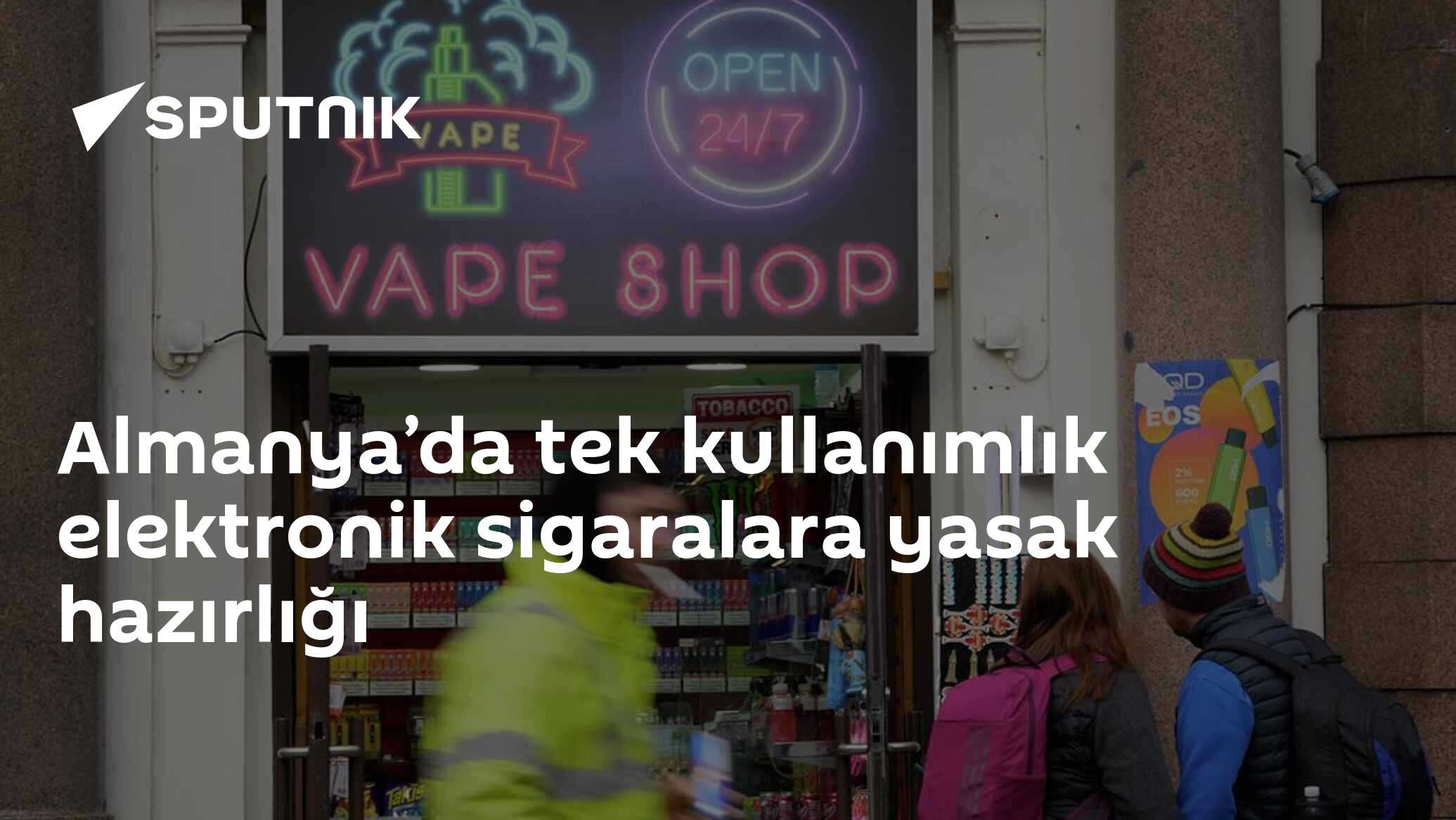 Almanya’da tek kullanımlık elektronik sigaralara yasak hazırlığı