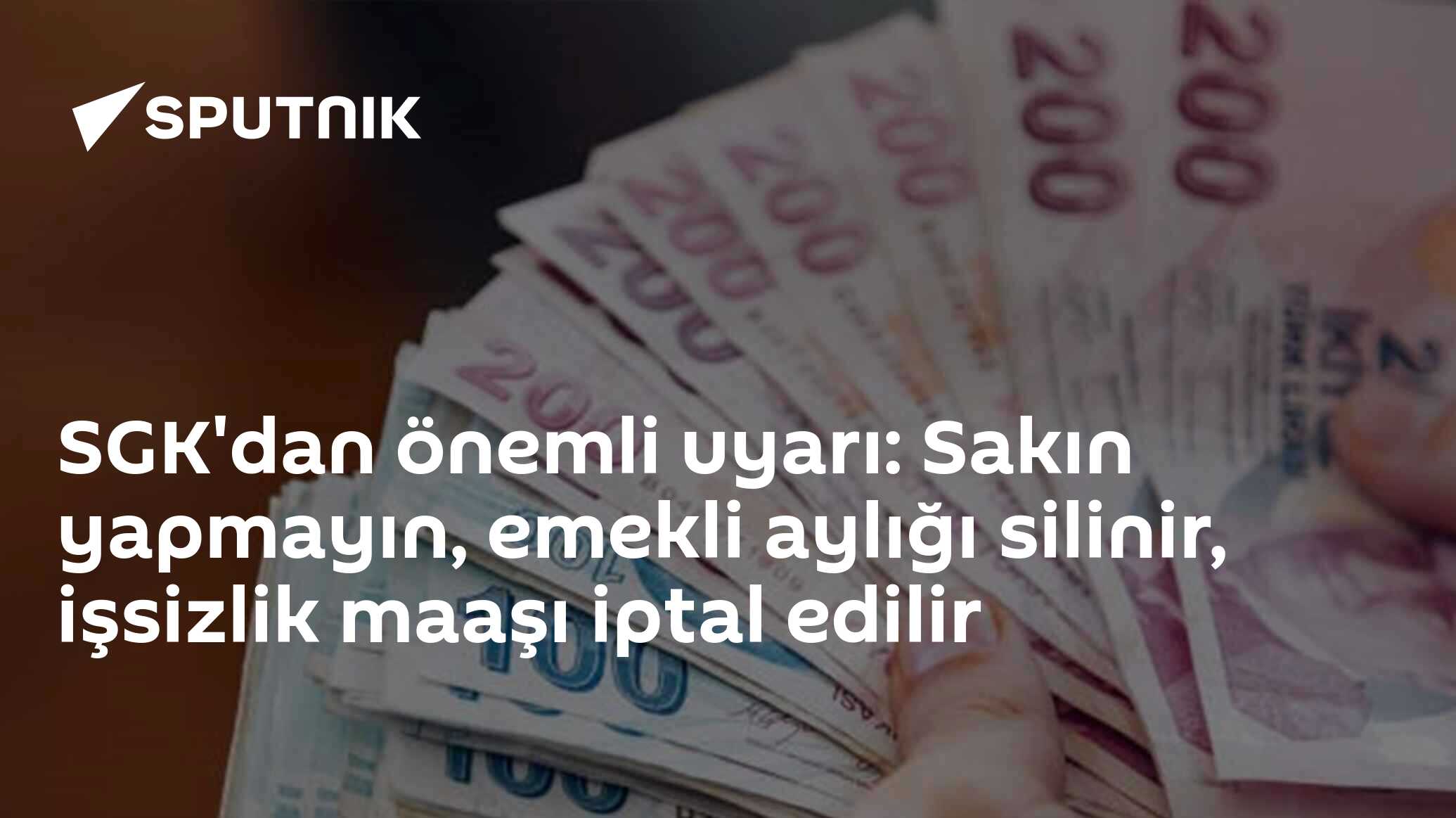 SGK'dan önemli uyarı: Sakın yapmayın, emekli aylığı silinir, işsizlik maaşı iptal edilir