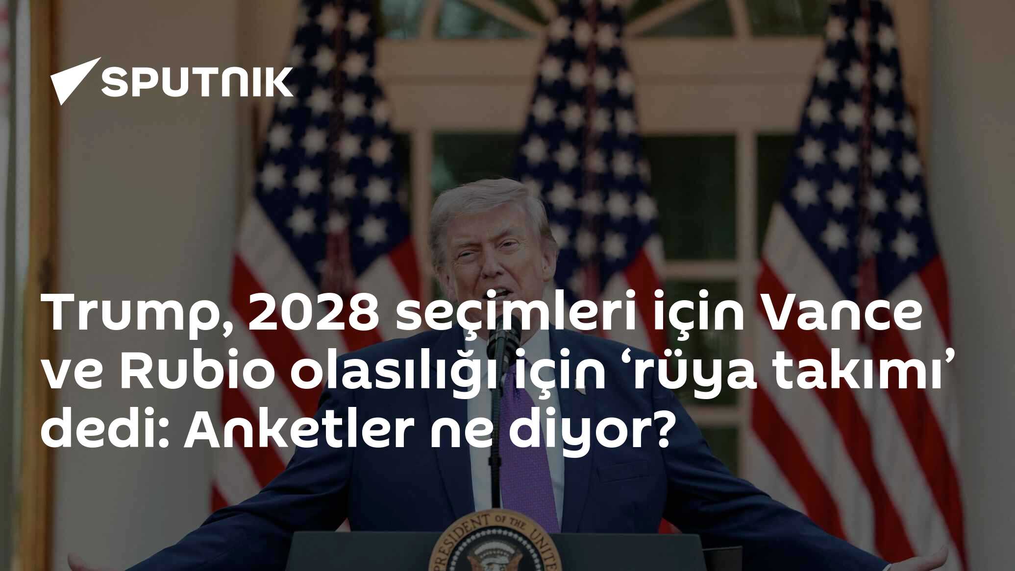 Trump, 2028 seçimleri için Vance ve Rubio olasılığı için ‘rüya takımı’ dedi: Anketler ne diyor?