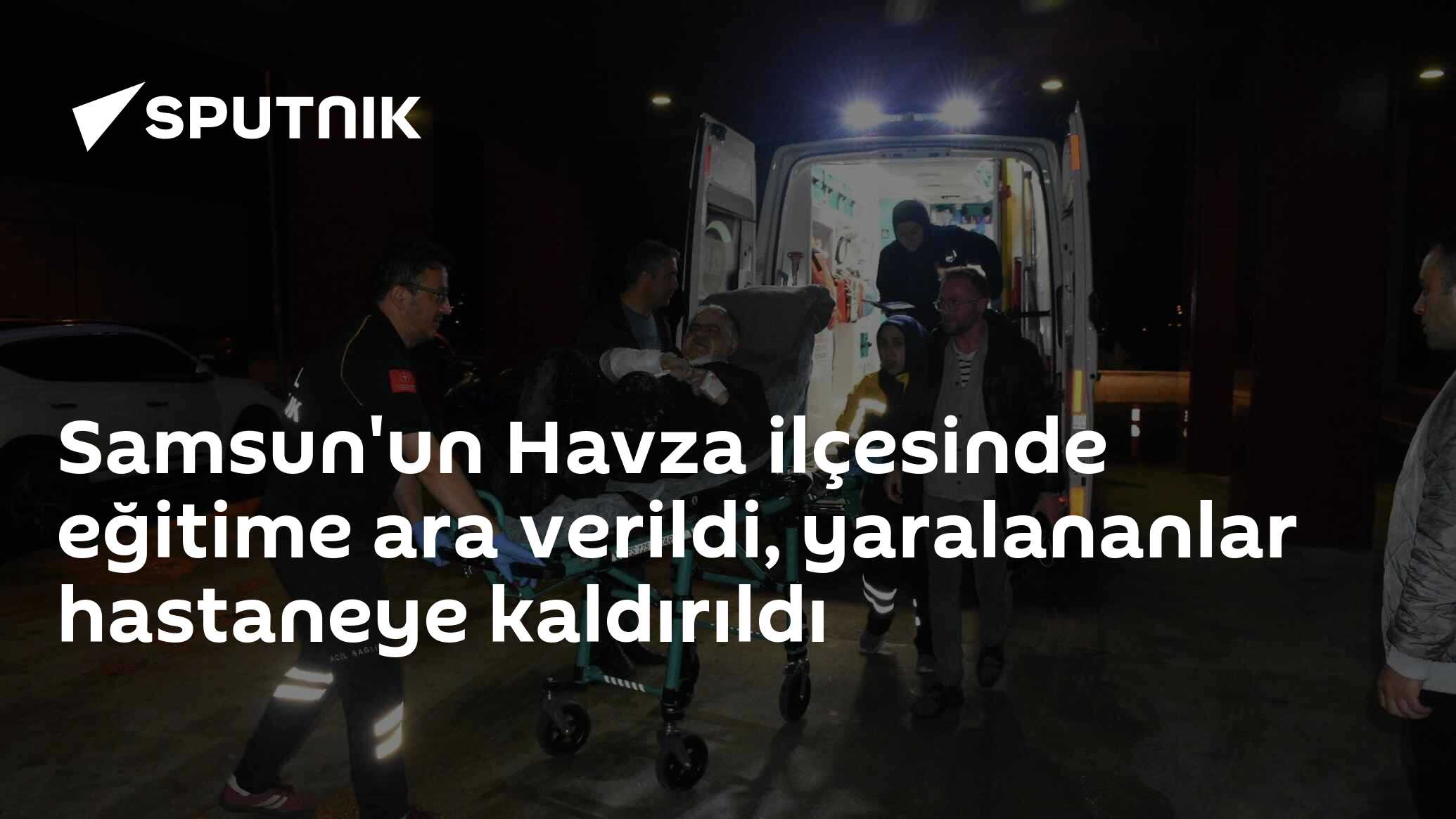 Samsun'un Havza ilçesinde 3 okulda eğitime  ara verildi, yaralananlar hastaneye kaldırıldı