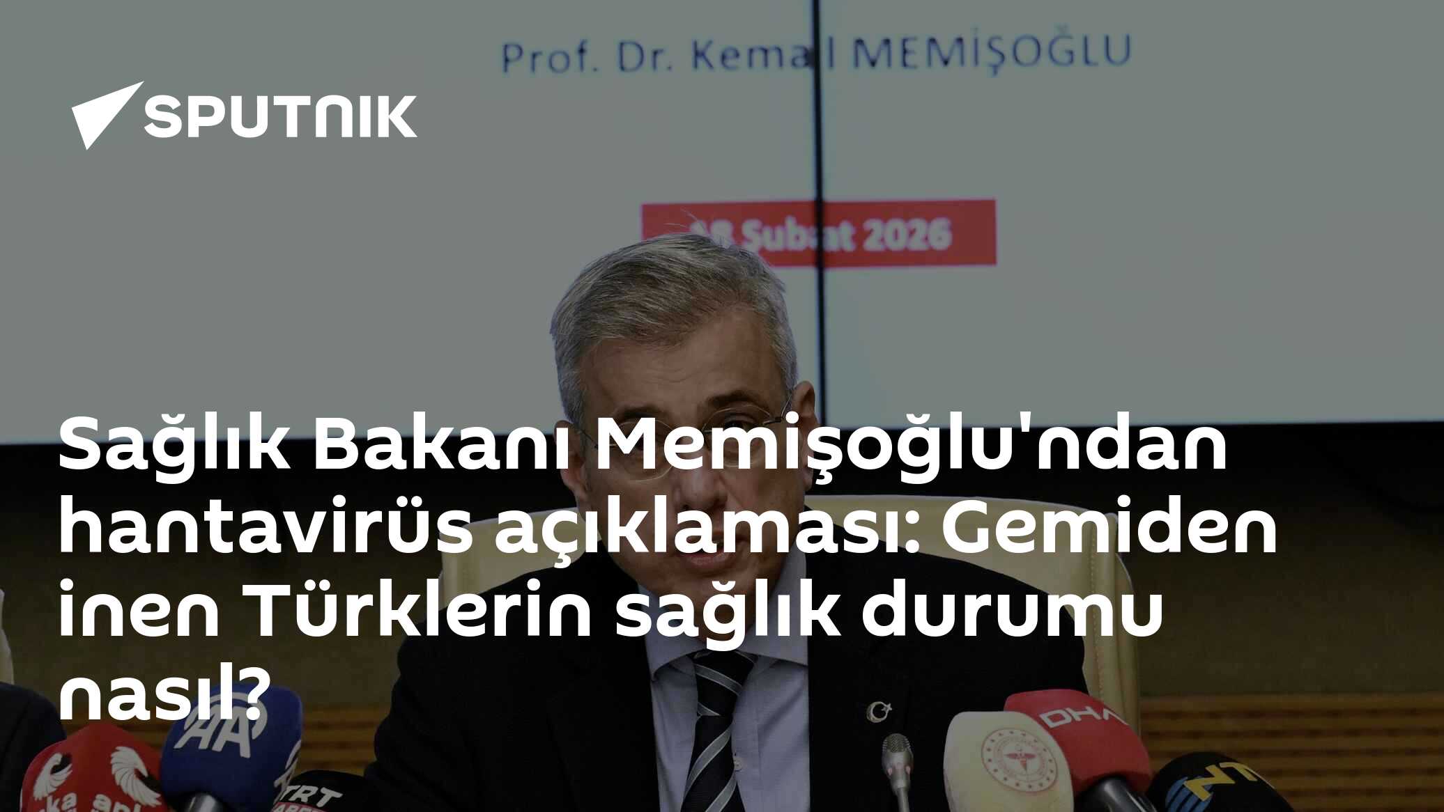 Sağlık Bakanı Memişoğlu'ndan hantavirüs açıklaması: Gemiden inen Türklerin sağlık durumu nasıl?