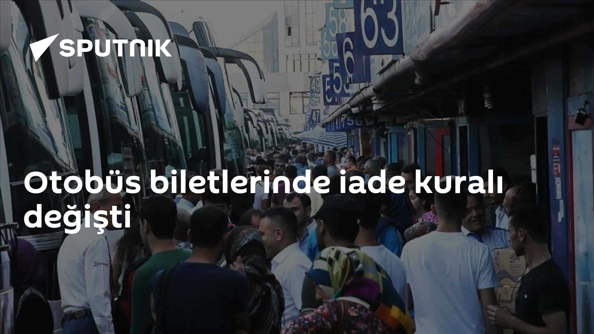 Otobüs biletlerinde iade kuralı değişti