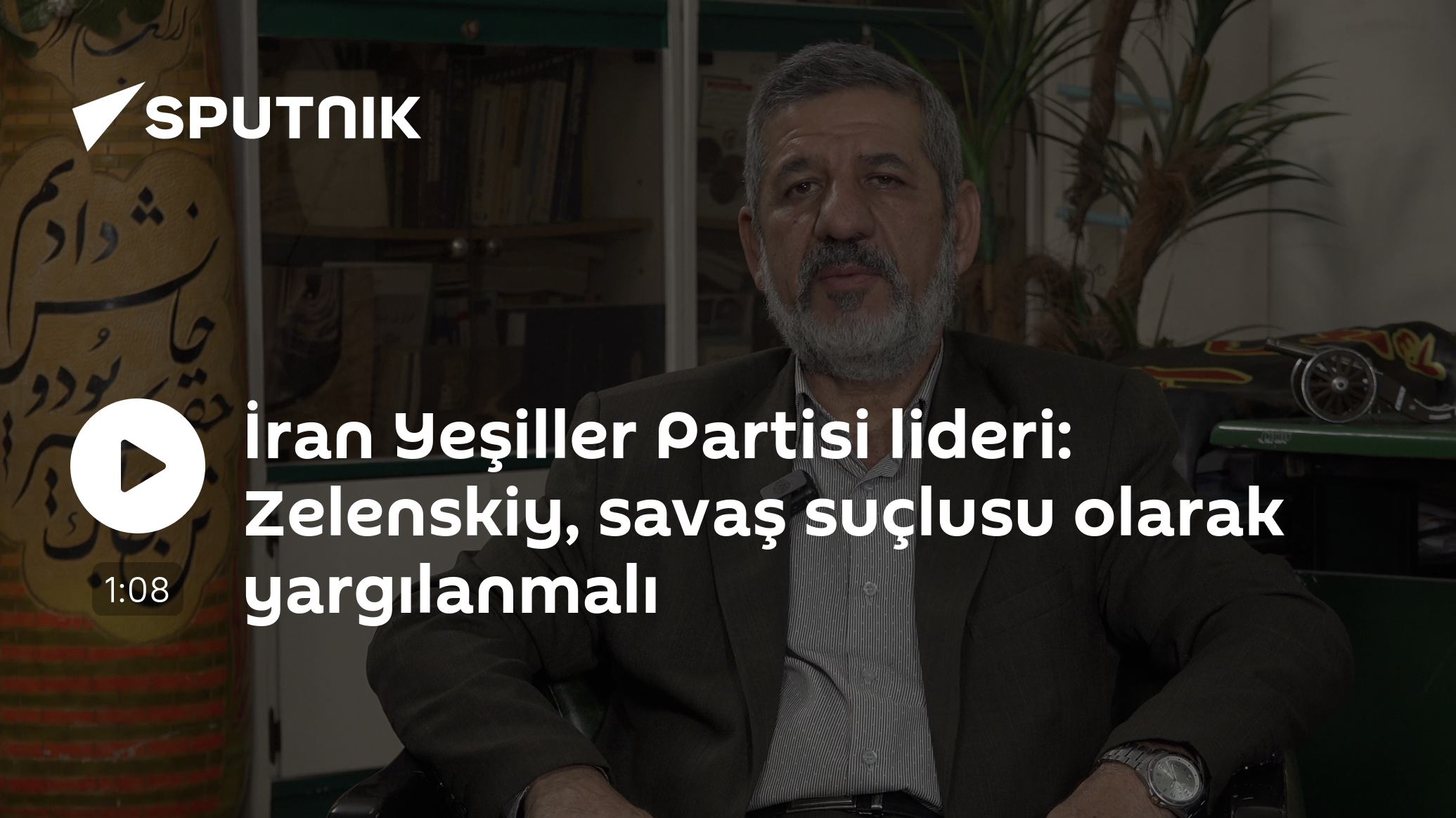İran Yeşiller Partisi lideri: Zelenskiy, savaş suçlusu olarak yargılanmalı