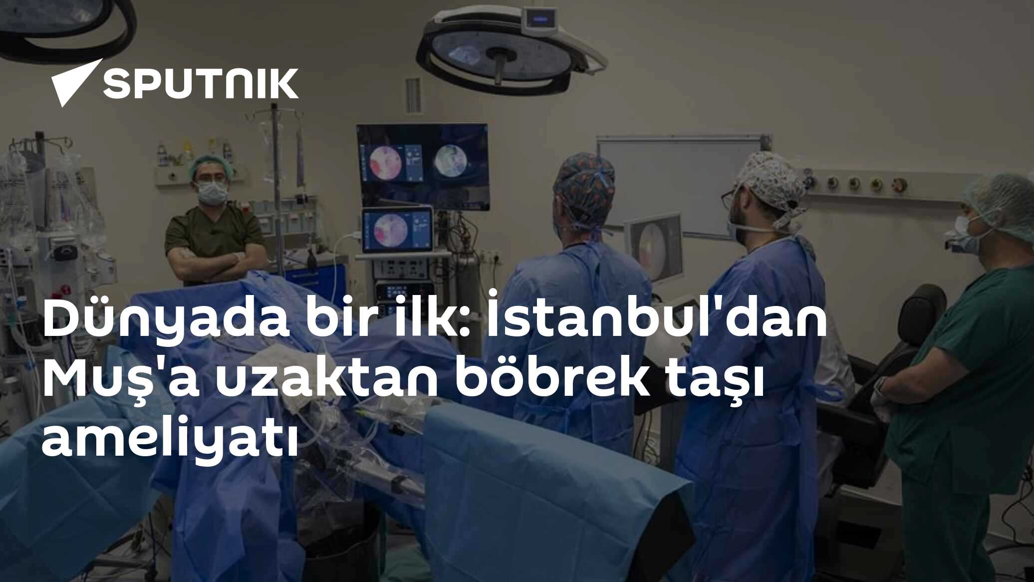 Dünyada bir ilk: İstanbul'dan Muş'a uzaktan böbrek taşı ameliyatı