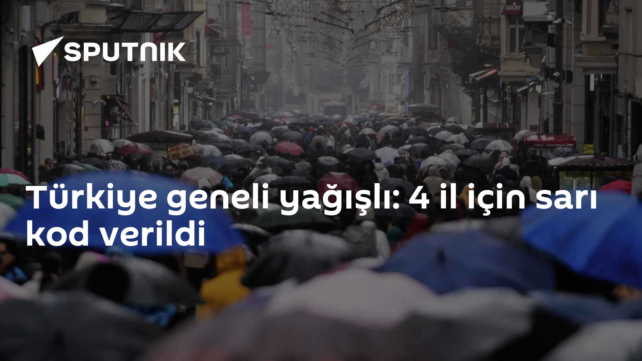 Türkiye geneli yağışlı: 4 il için sarı kod verildi