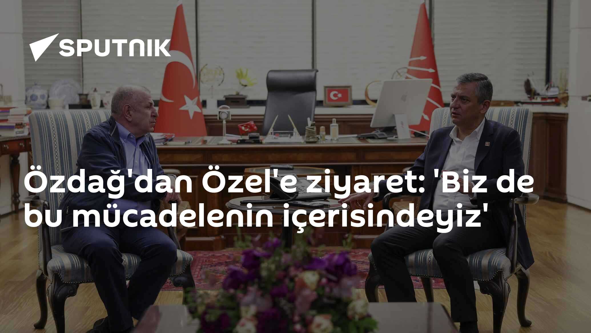 Özdağ'dan Özel'e ziyaret: 'Biz de bu mücadelenin içerisindeyiz'
