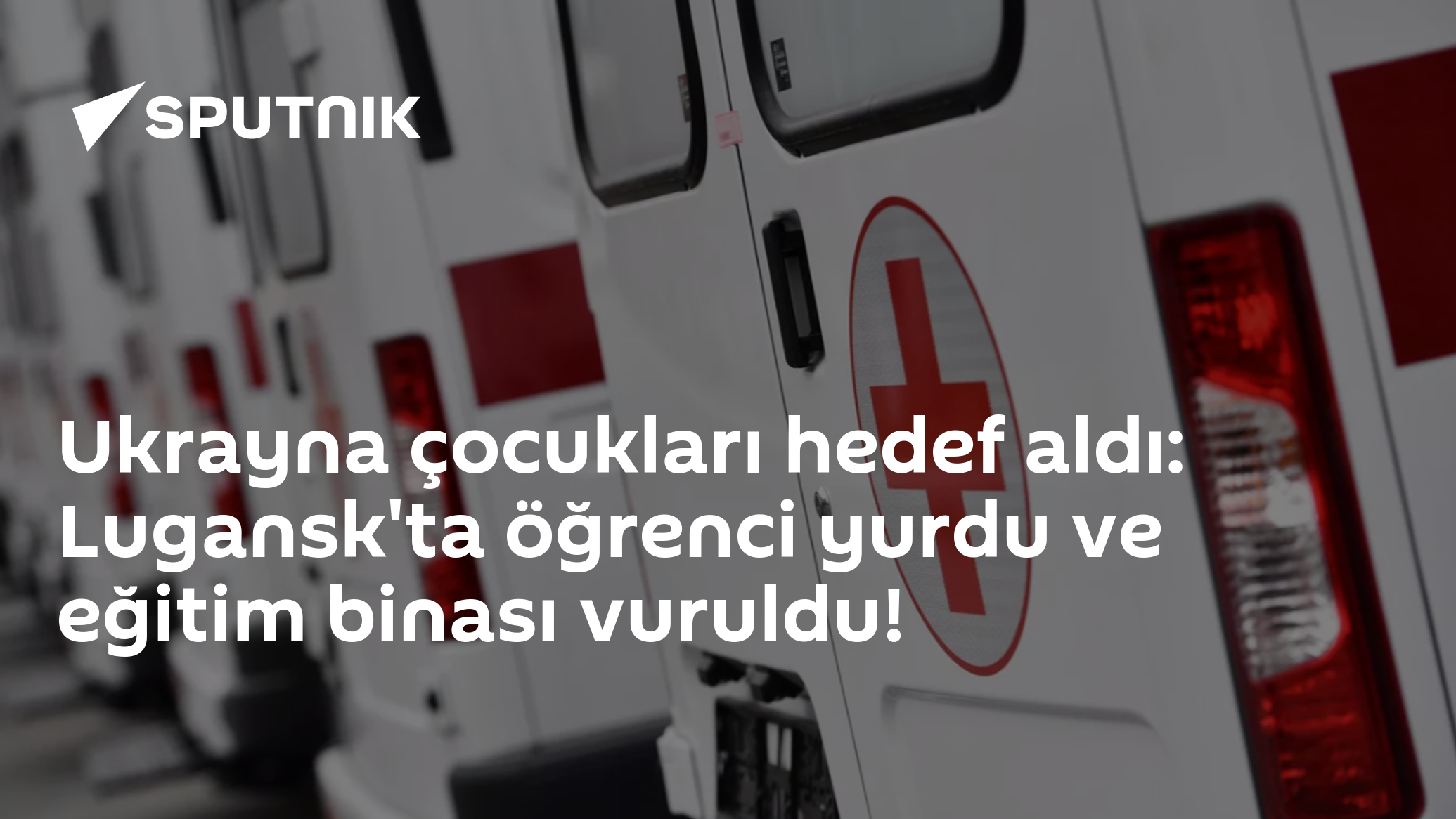 Ukrayna çocukları hedef aldı: Lugansk'ta öğrenci yurdu ve eğitim binası vuruldu!