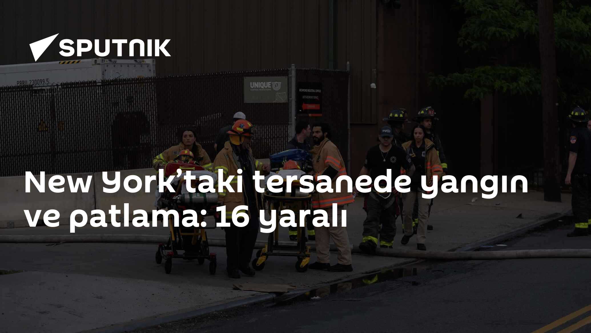 New York’taki tersanede yangın ve patlama: 16 yaralı