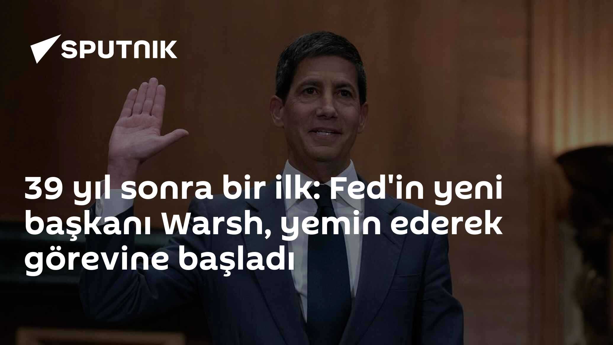 39 yıl sonra bir ilk: Fed'in yeni başkanı Warsh, yemin ederek görevine başladı