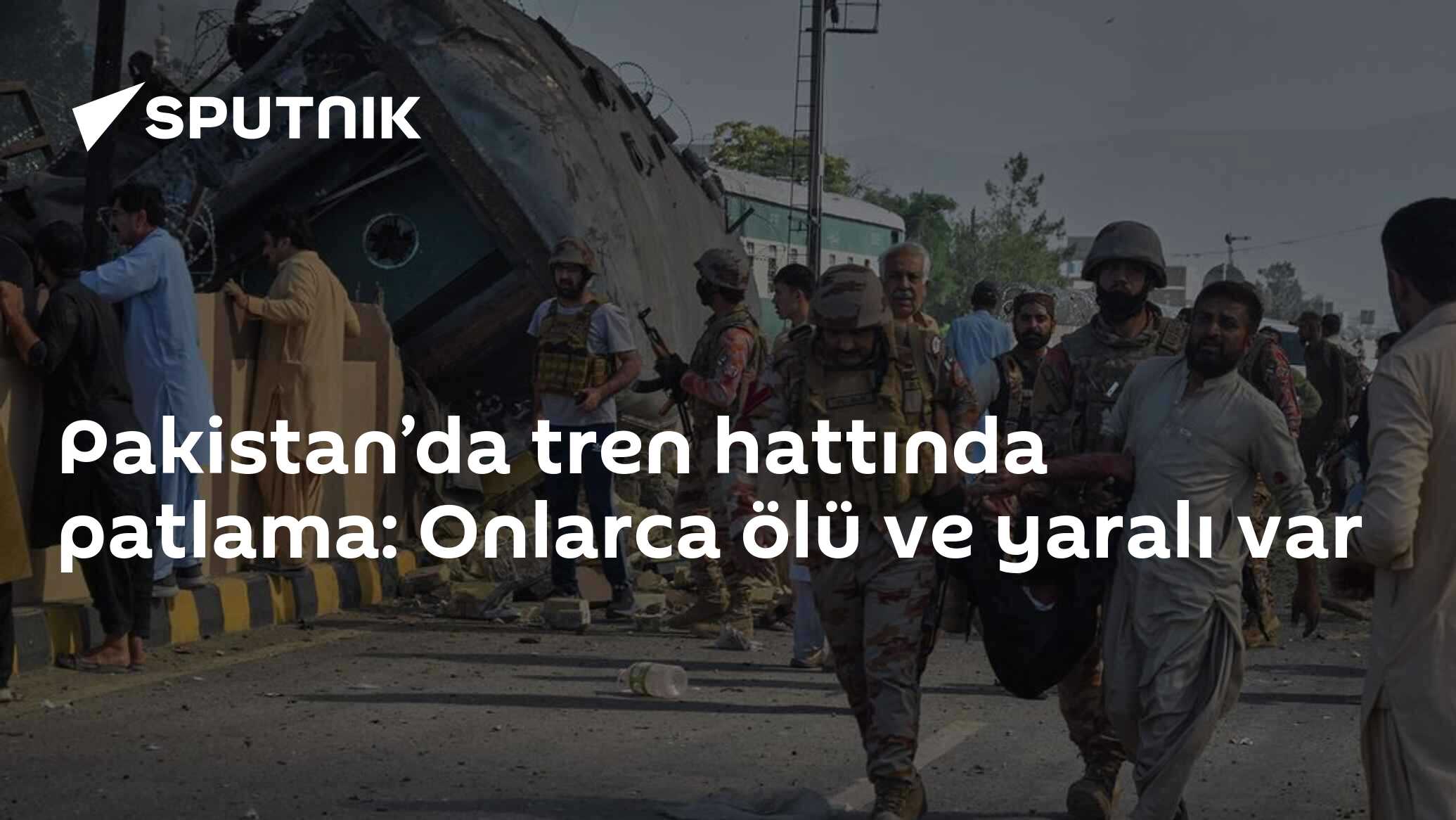 Pakistan’da tren hattında patlama: En az 20 yaralı