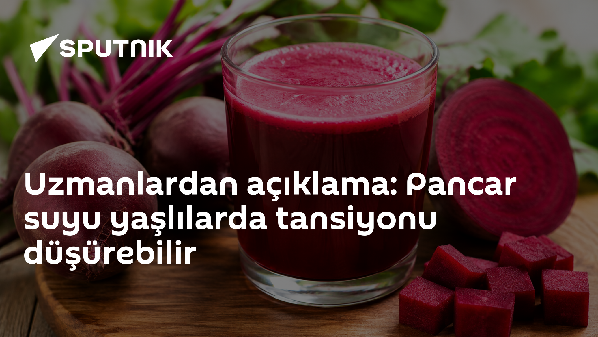 Uzmanlardan açıklama: Pancar suyu yaşlılarda tansiyonu düşürebilir