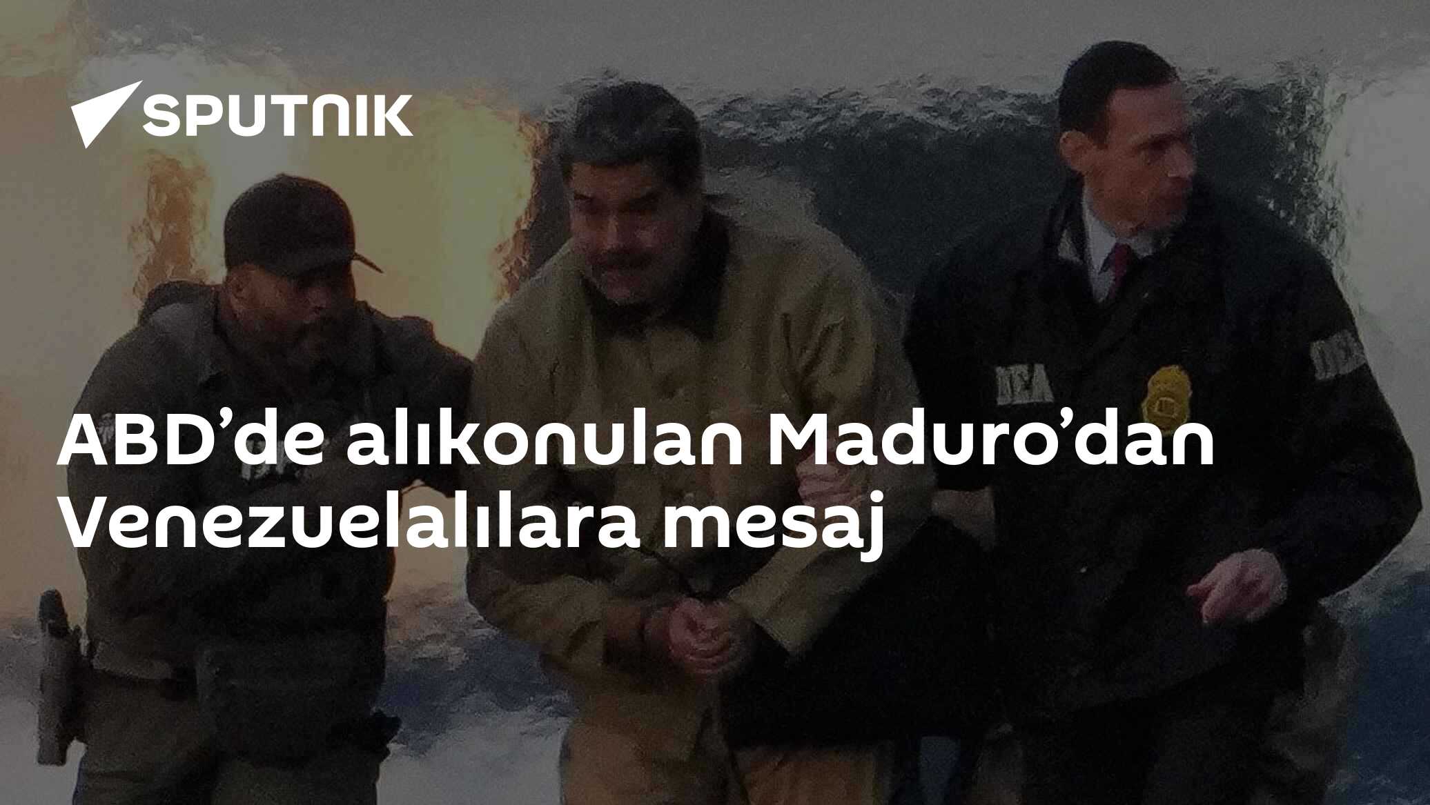 ABD’de alıkonulan Maduro’dan Venezuelalılara mesaj