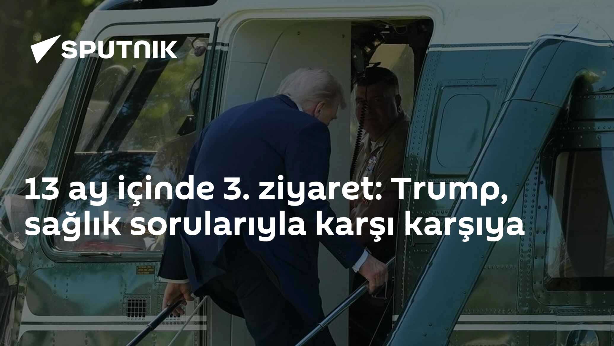 13 ay içinde 3. ziyaret: Trump, sağlık sorularıyla karşı karşıya