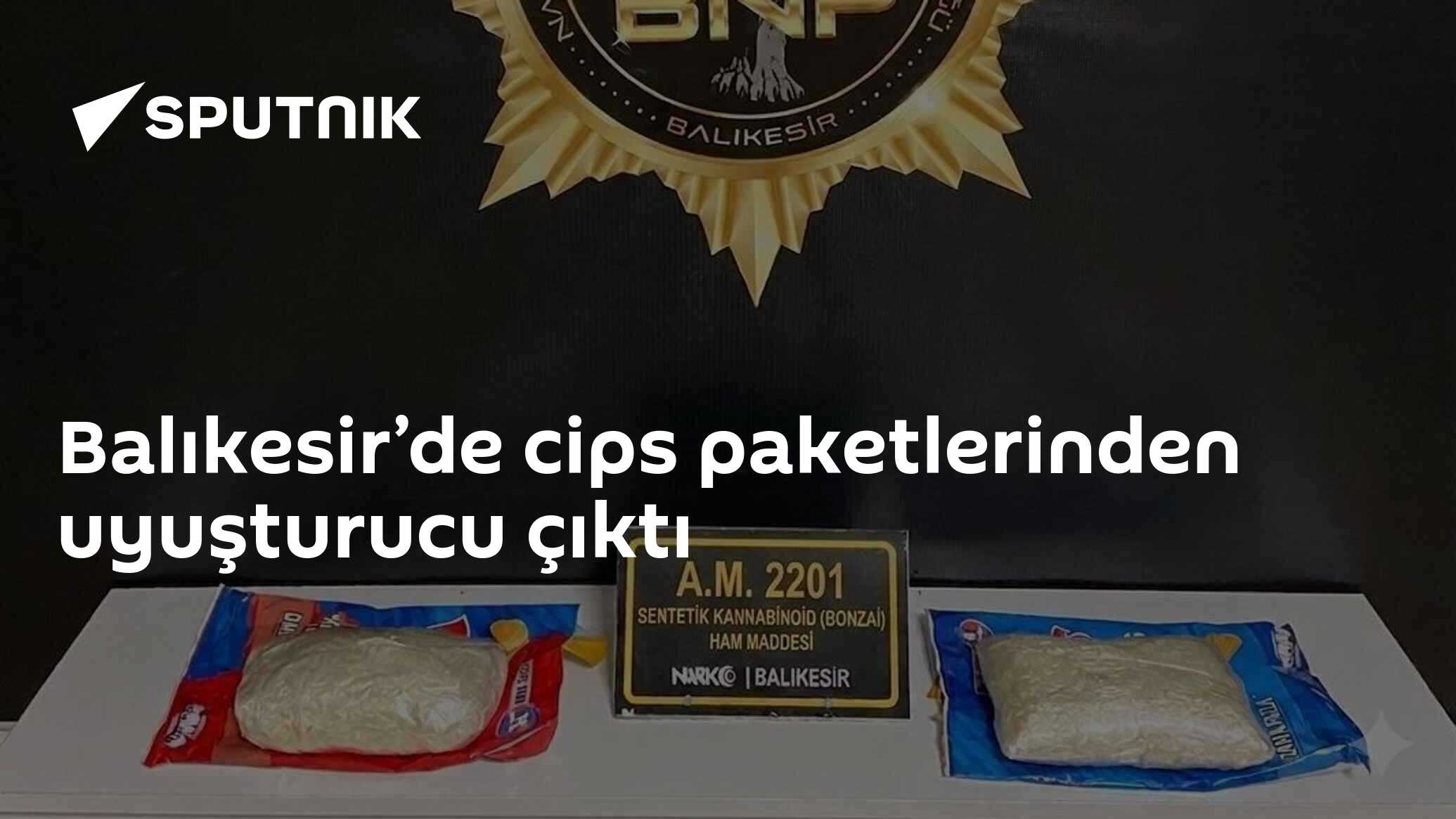 Balıkesir’de cips paketlerinden uyuşturucu çıktı