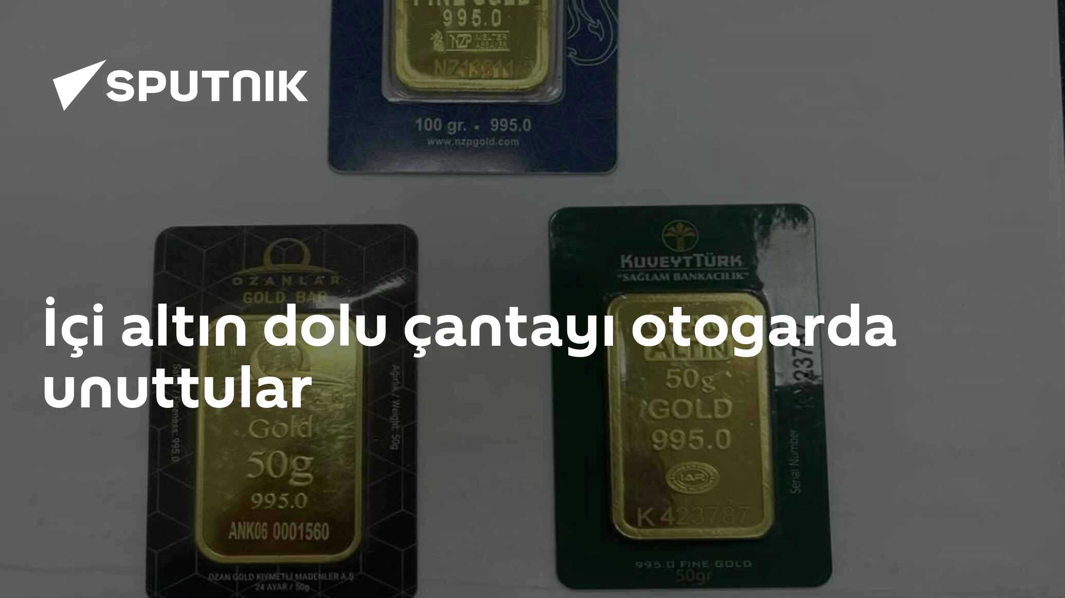 İçi altın dolu çantayı otogarda unuttular