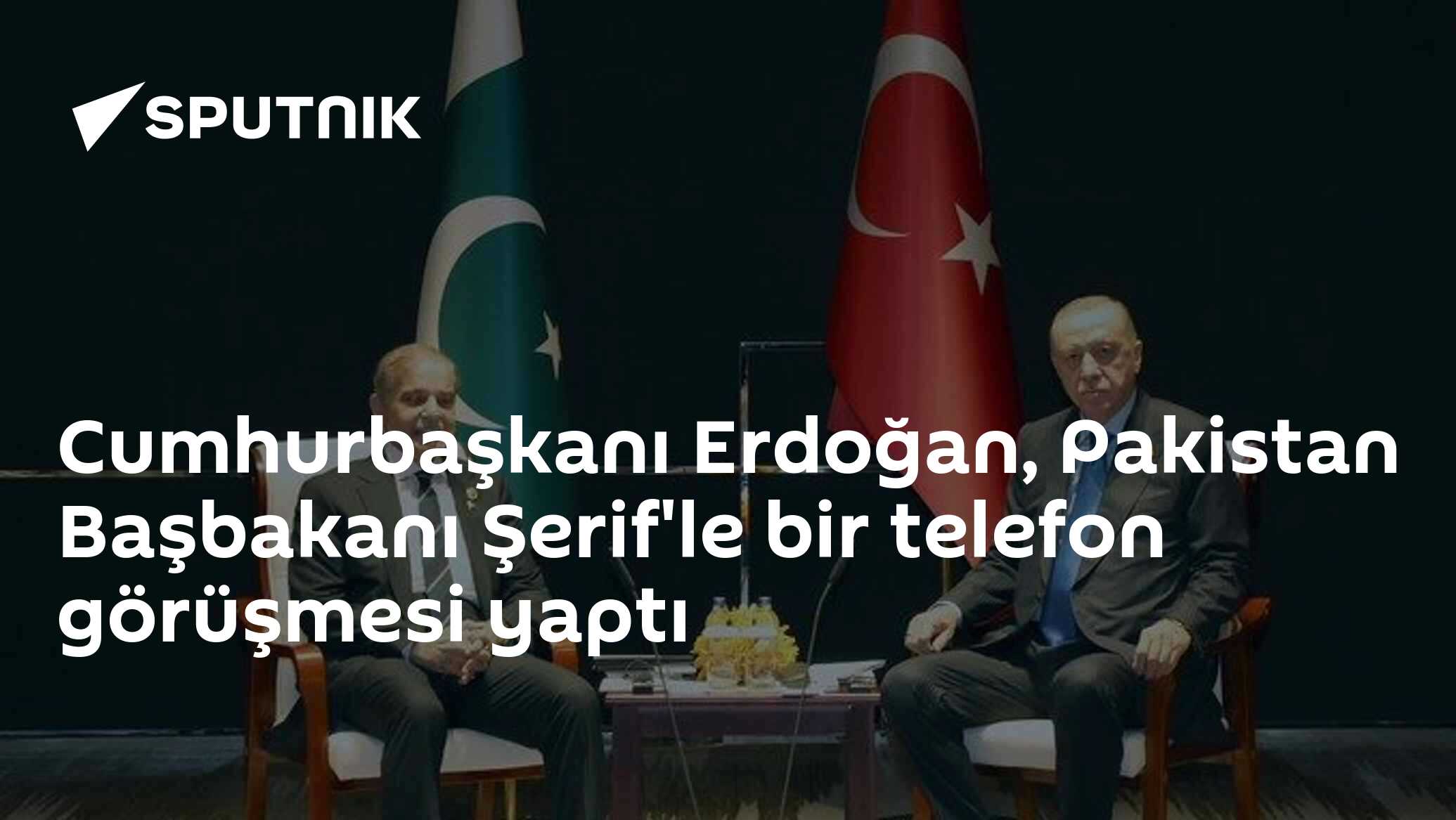 Cumhurbaşkanı Erdoğan, Pakistan Başbakanı Şerif'le bir telefon görüşmesi yaptı