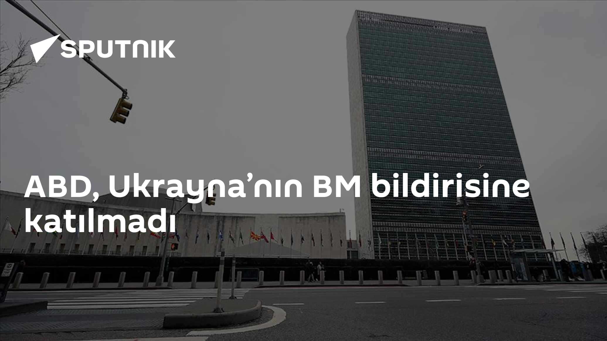ABD, Ukrayna’nın BM bildirisine katılmadı
