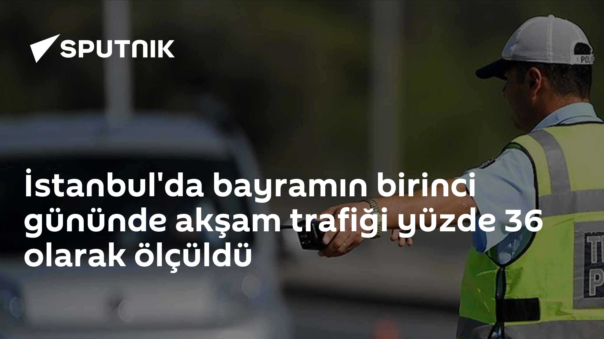 İstanbul'da bayramın birinci gününde akşam trafiği yüzde 36 olarak ölçüldü