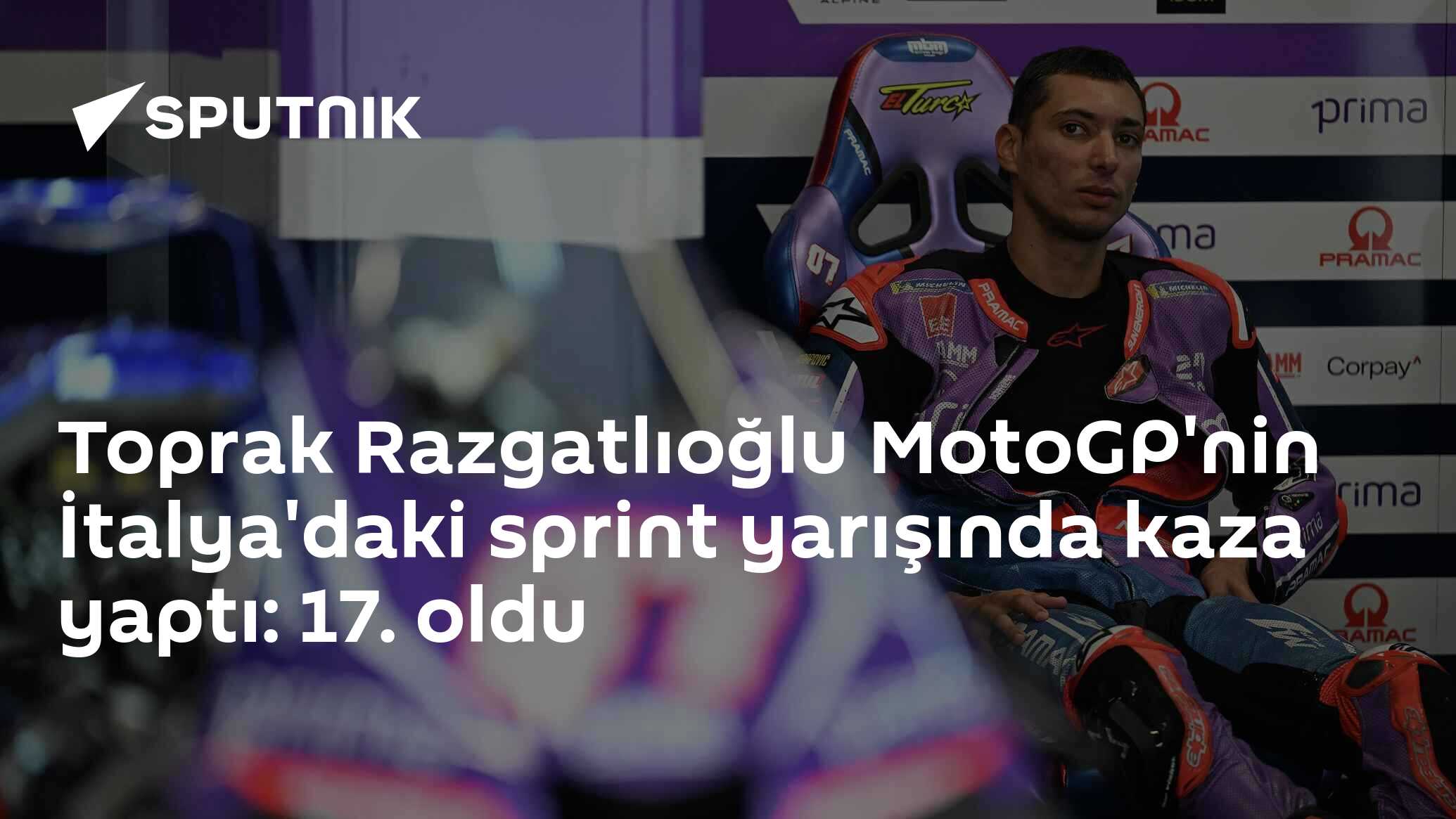 Toprak Razgatlıoğlu MotoGP'nin İtalya'daki sprint yarışında kaza yaptı: 17. oldu
