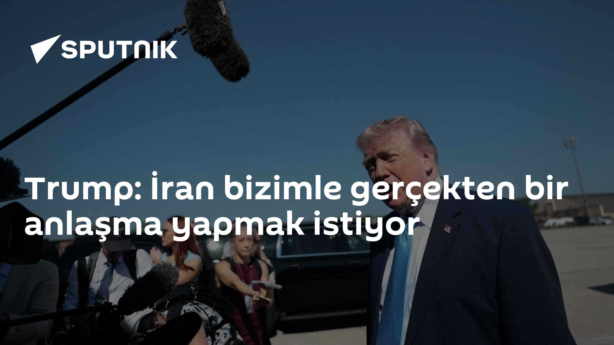 Trump: İran bizimle gerçekten bir anlaşma yapmak istiyor