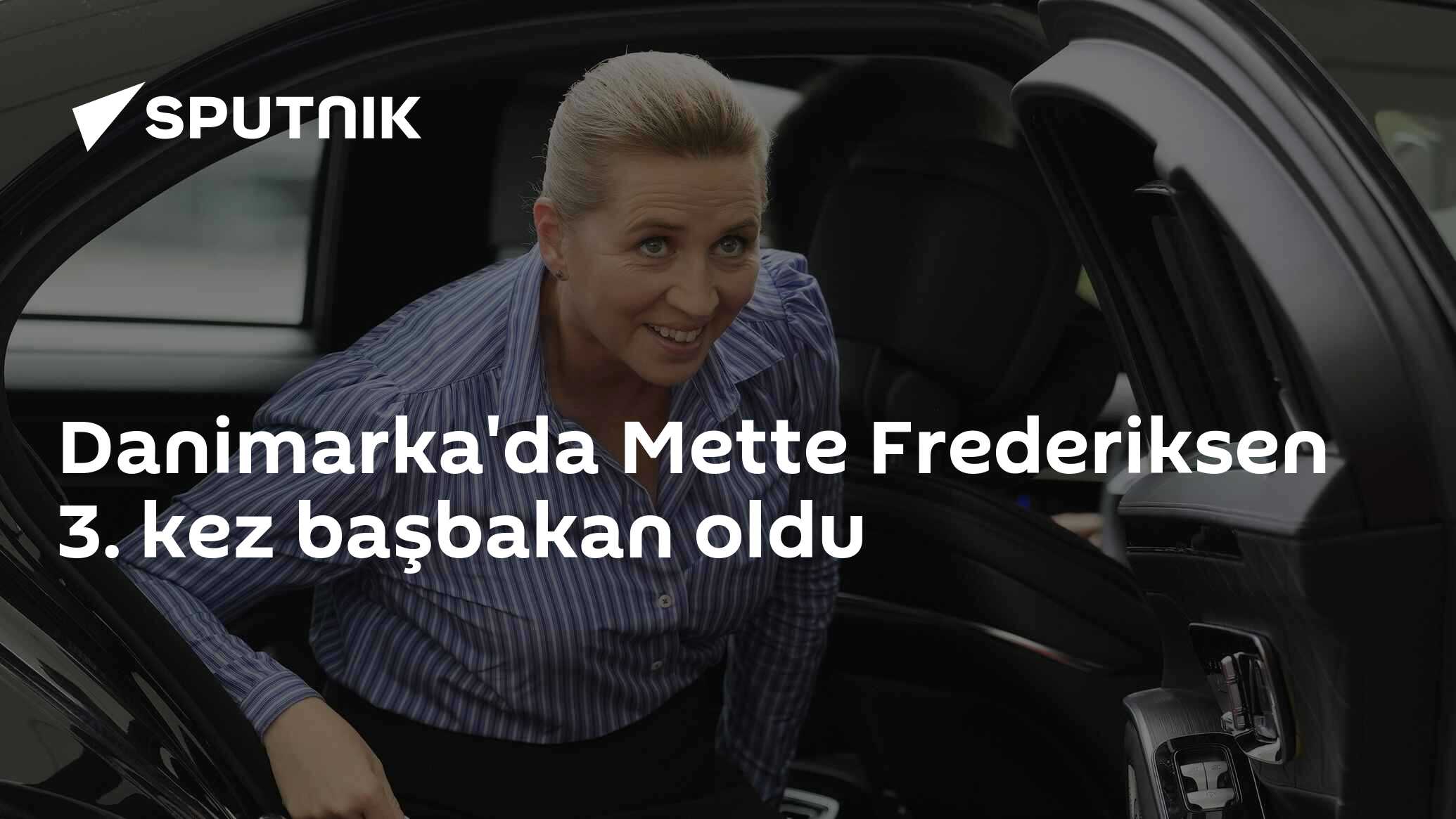 Danimarka'da Mette Frederiksen 3. kez başbakan oldu
