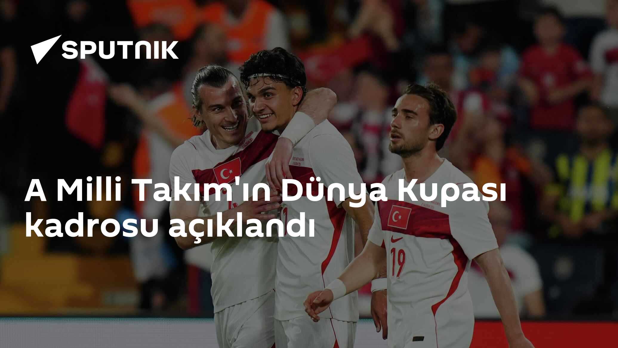 A Milli Takım'ın Dünya Kupası kadrosu açıklandı