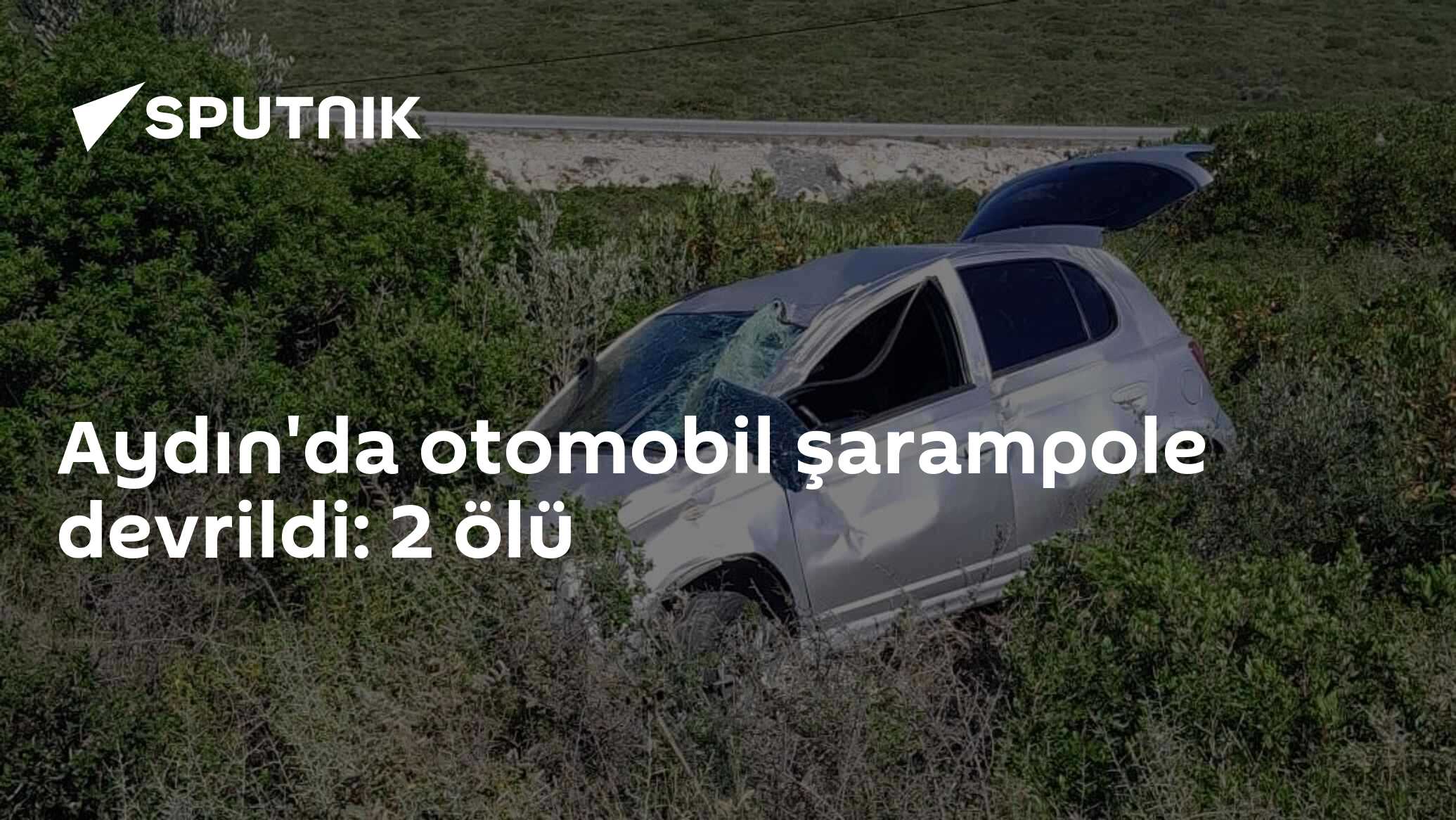 Aydın'da otomobil şarampole devrildi: 2 ölü