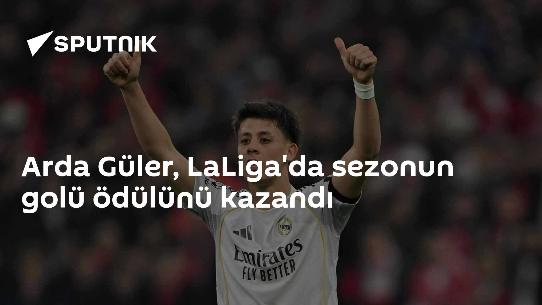 Arda Güler, LaLiga'da sezonun golü ödülünü kazandı