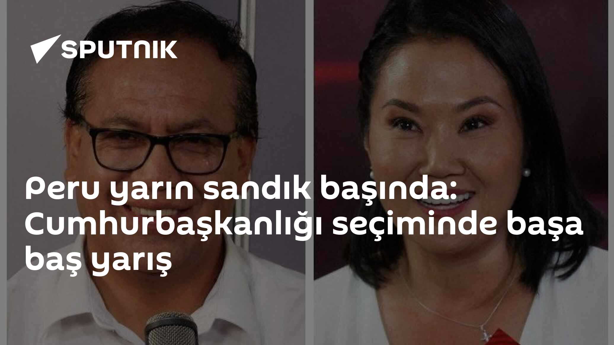 Peru yarın sandık başında: Cumhurbaşkanlığı seçiminde başa baş yarış