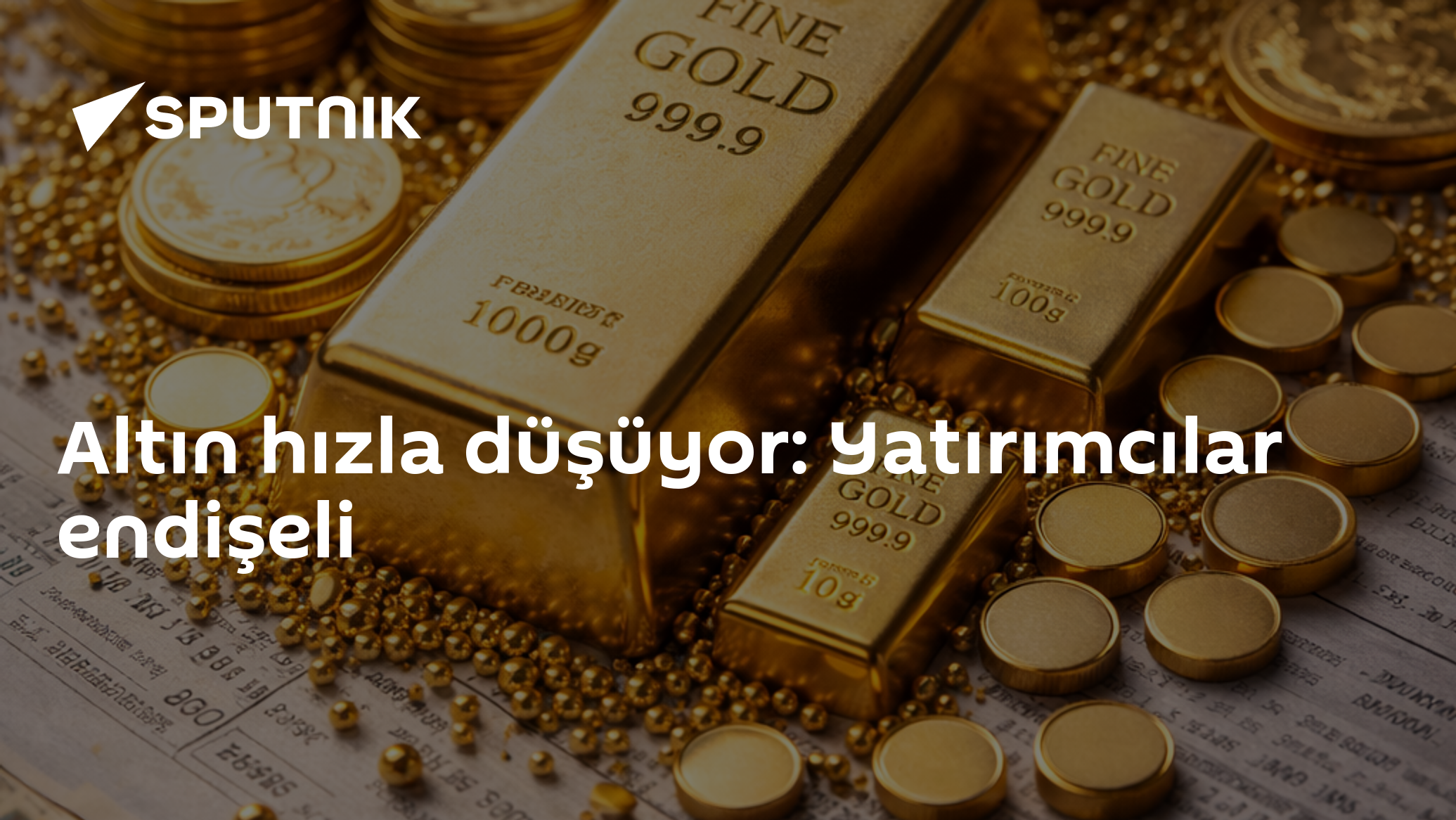 Altın hızla düşüyor: Yatırımcılar endişeli