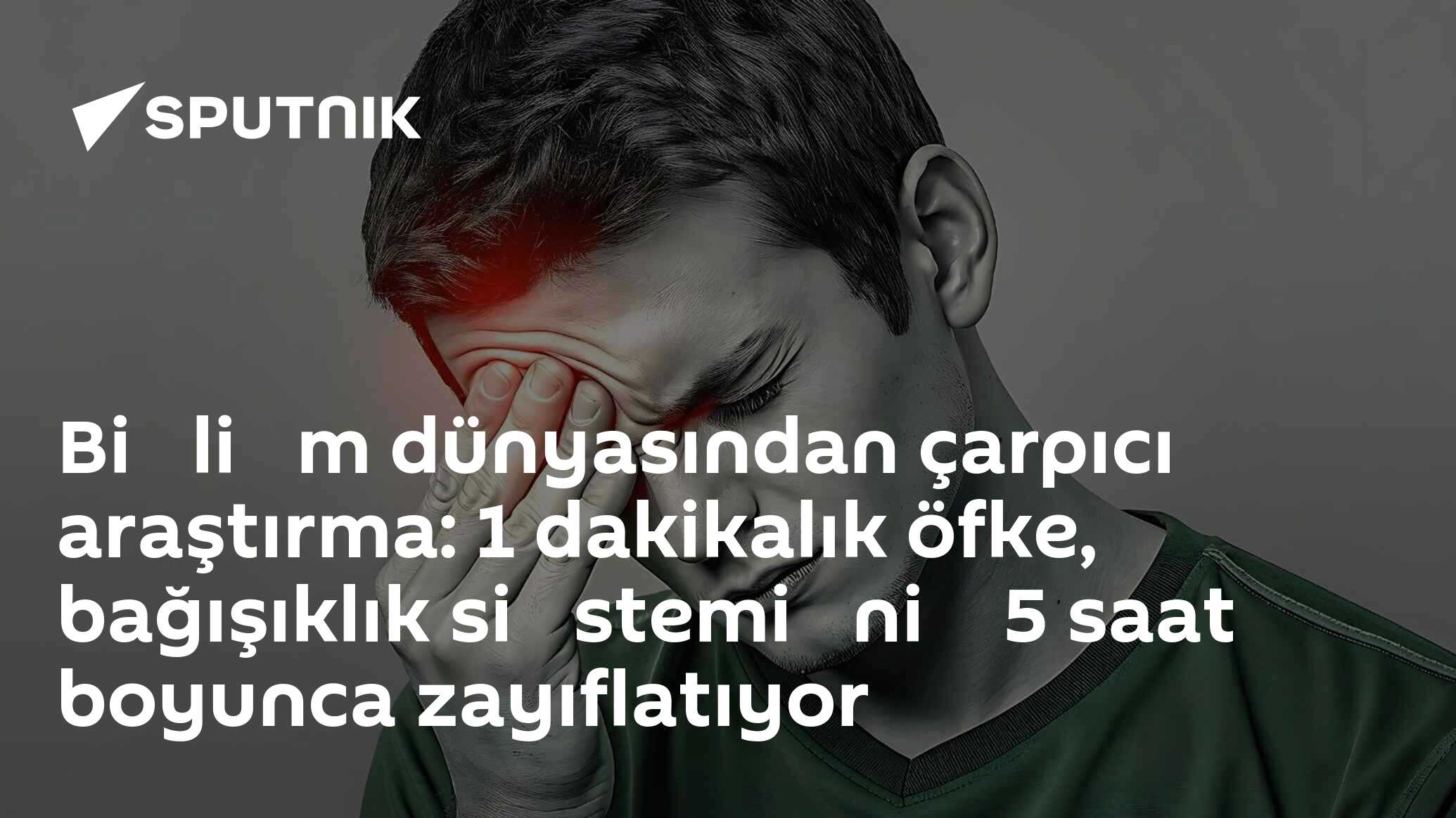 Bi̇li̇m dünyasından çarpıcı araştırma: 1 dakikalık öfke, bağ