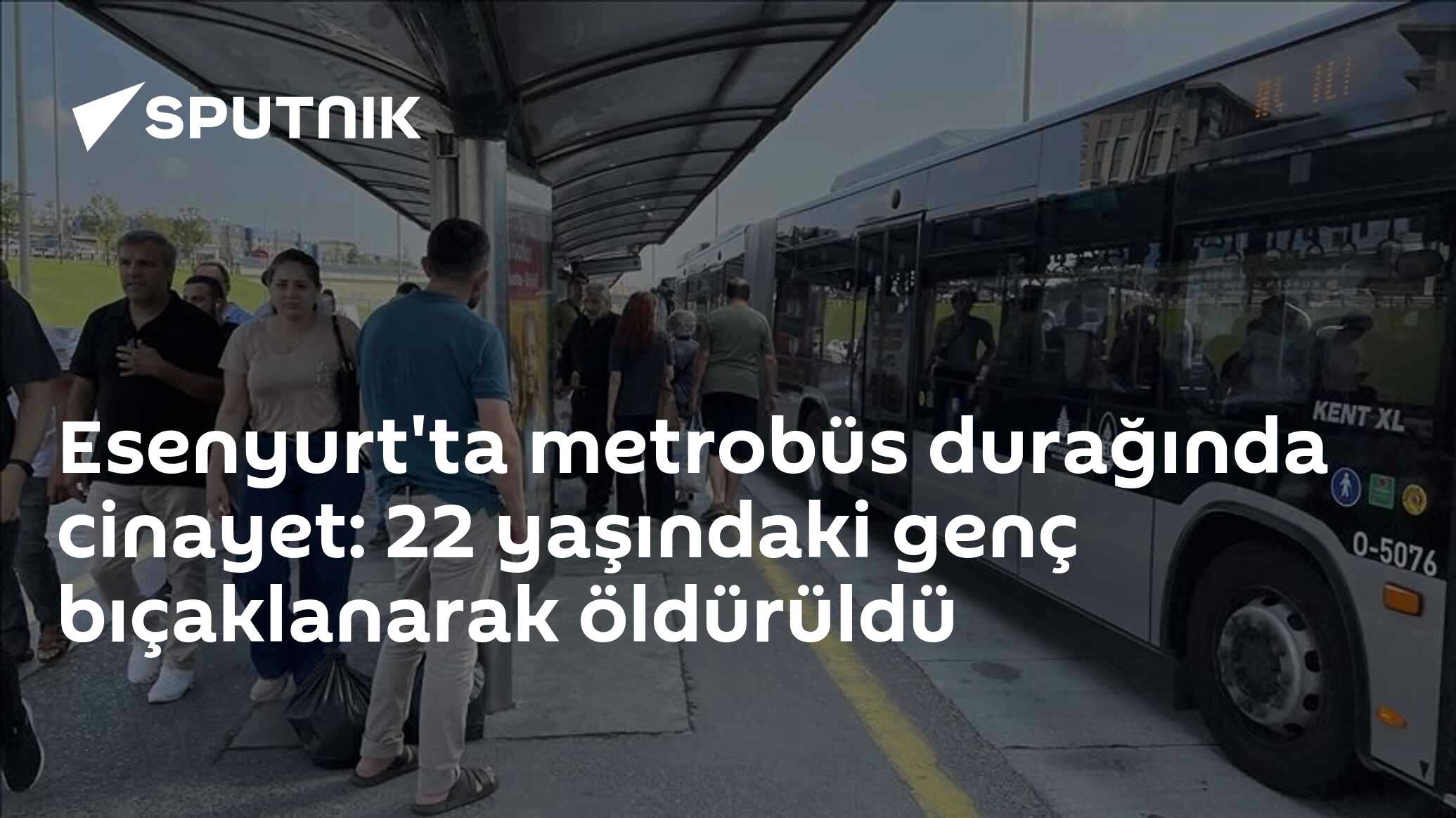 Esenyurt'ta metrobüs durağında cinayet: 22 yaşında