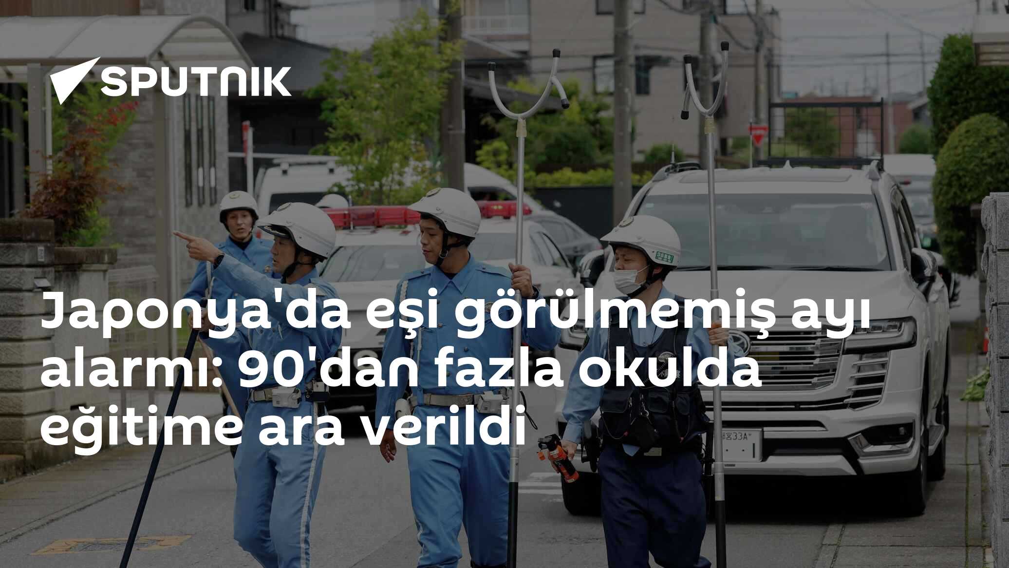 Japonya'da eşi görülmemiş ayı alarmı: 90'dan fazla okulda eğ
