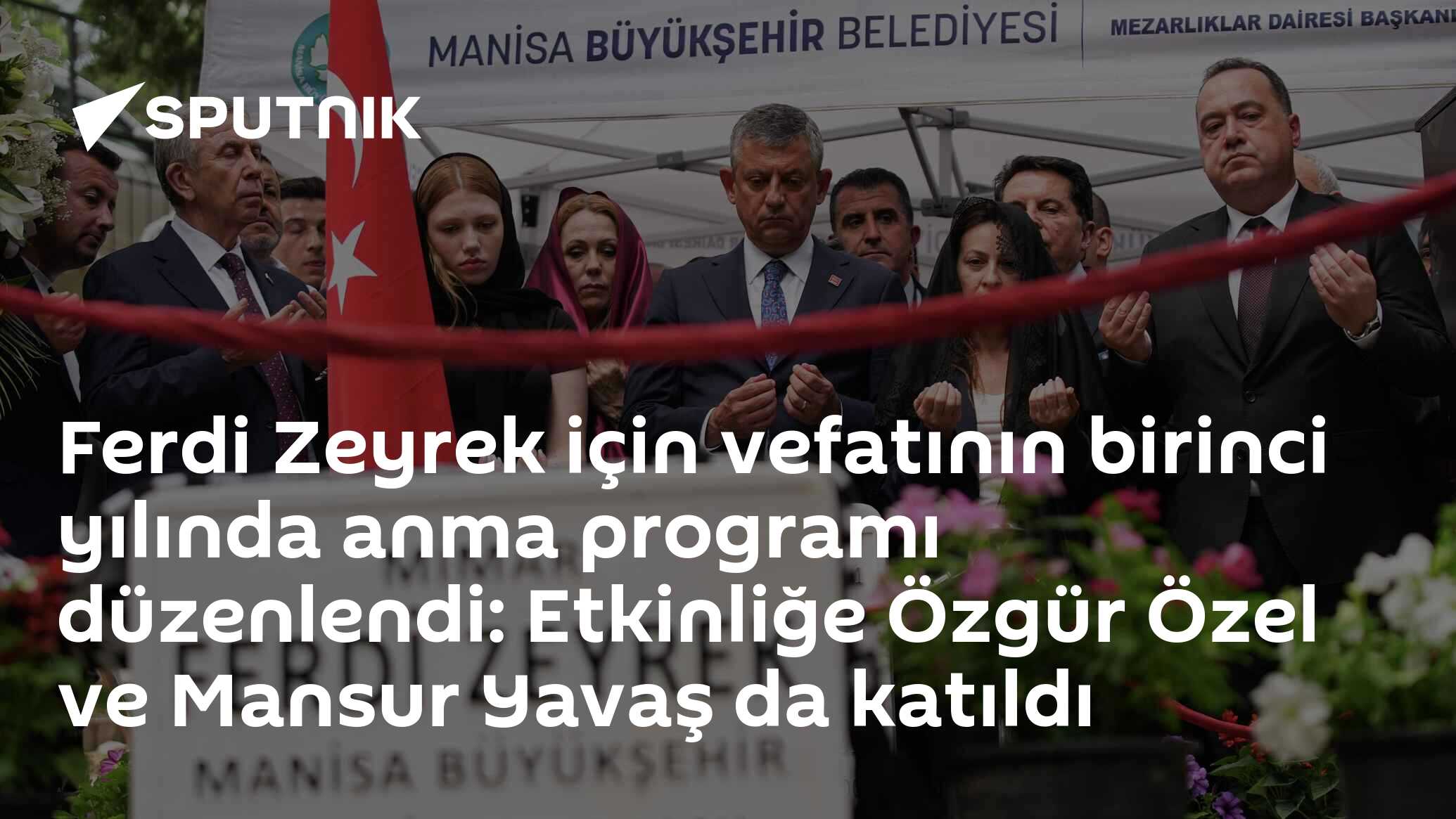 Ferdi Zeyrek için vefatının birinci yılında anma programı dü