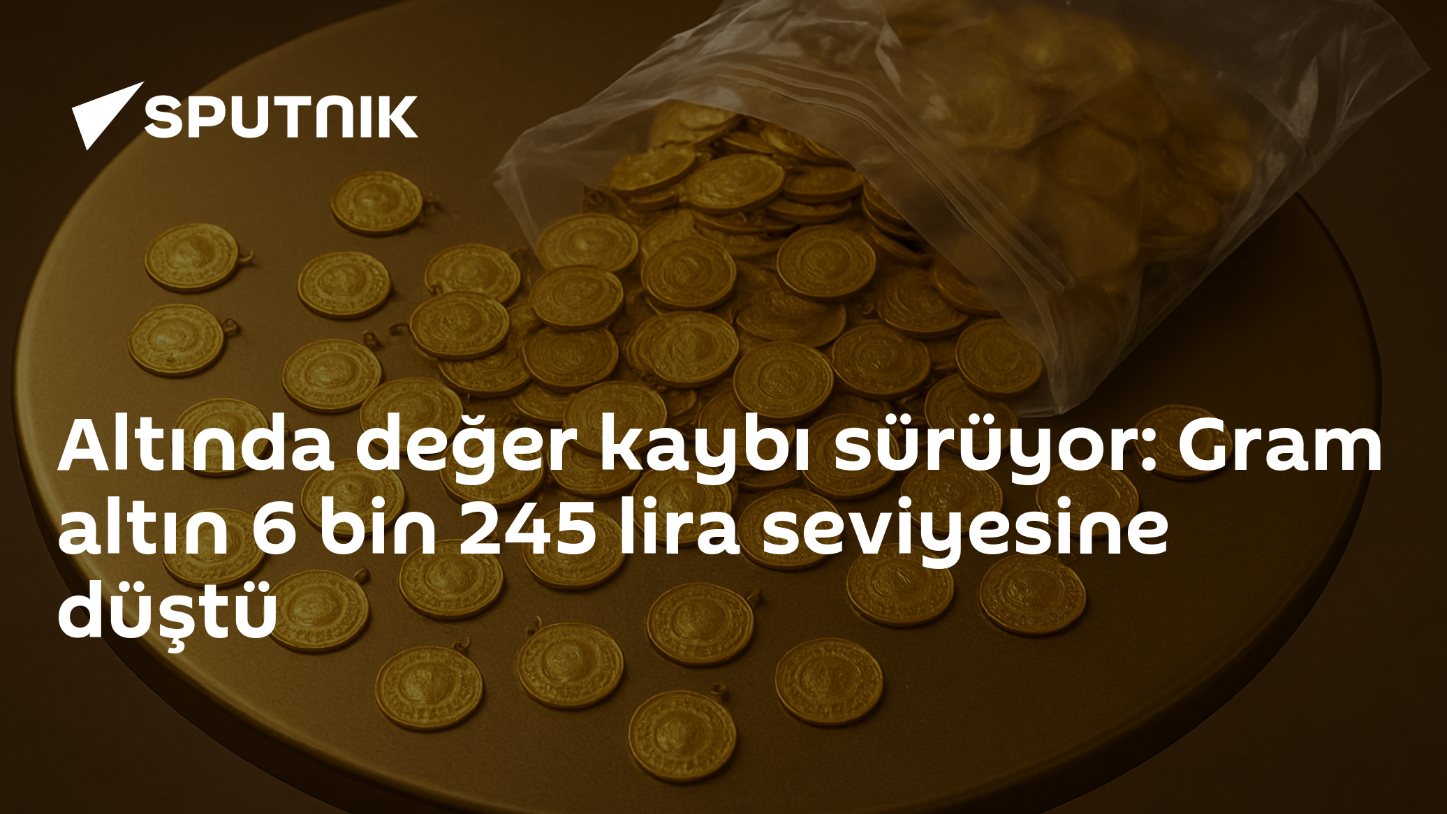 Altında değer kaybı sürüyor: Gram altın 6 bin 245 lira seviy