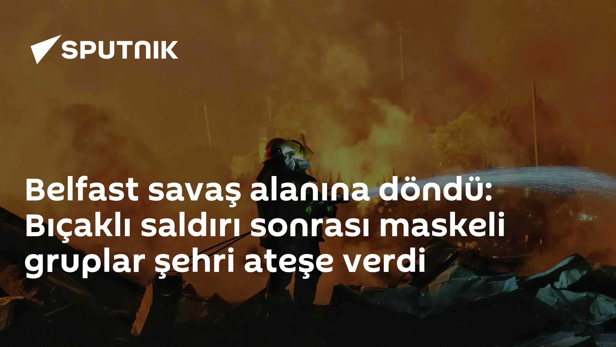 Belfast savaş alanına döndü: Bıçaklı saldırı sonrası maskeli