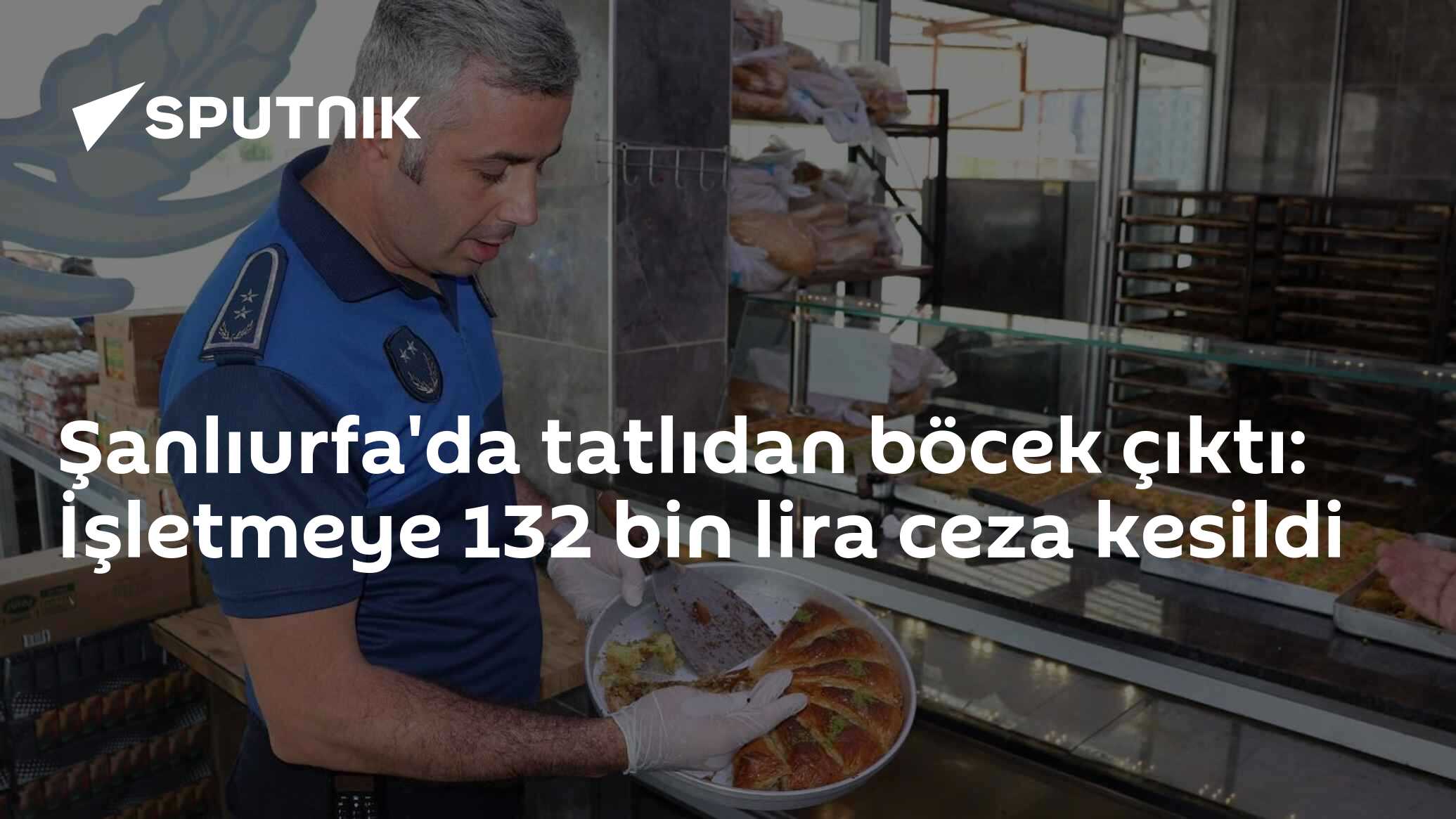 Şanlıurfa'da tatlıdan böcek çıktı: İşletmeye 132 b
