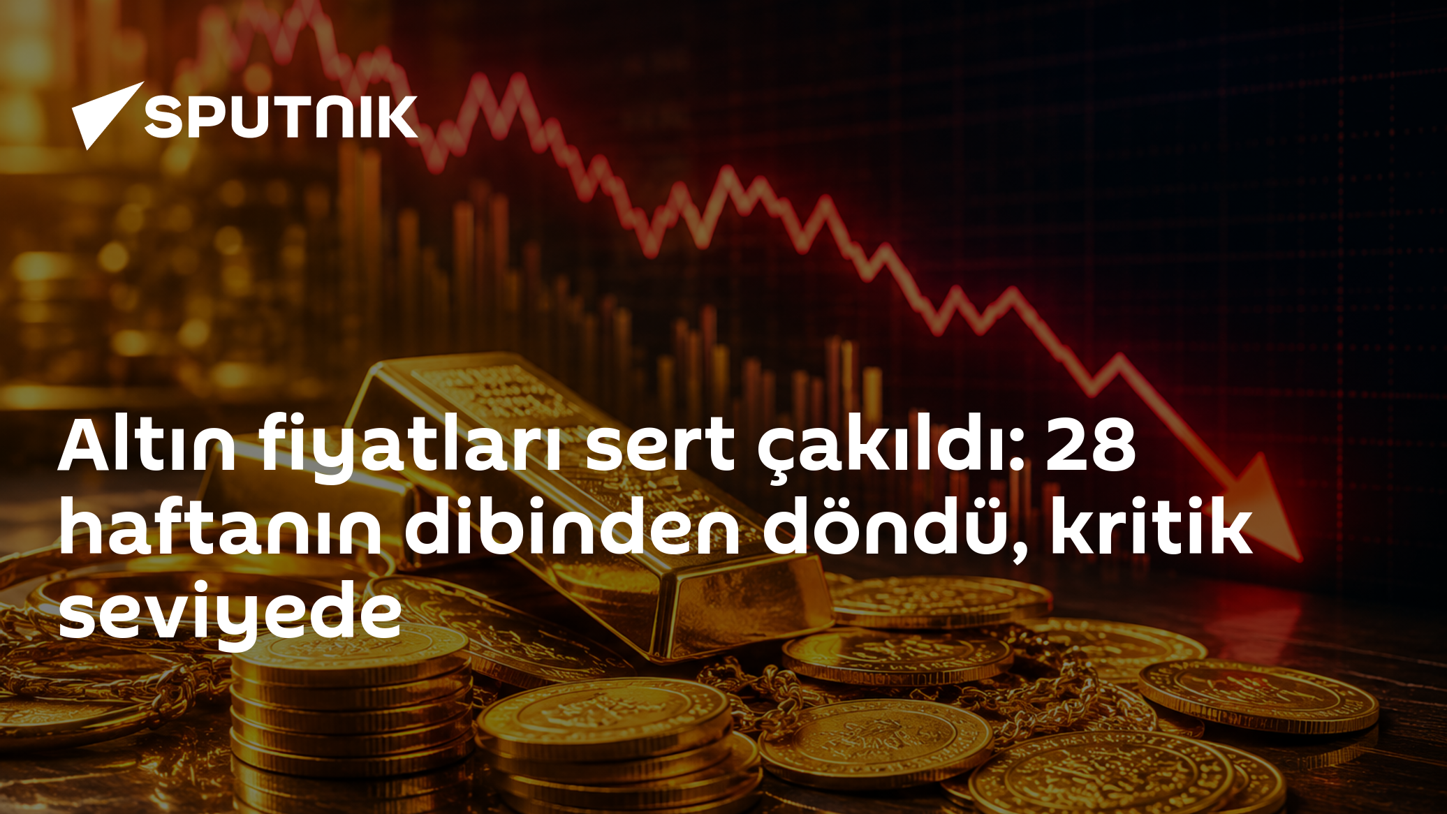 Altın fiyatları sert çakıldı: 28 haftanın dibinden döndü, kr