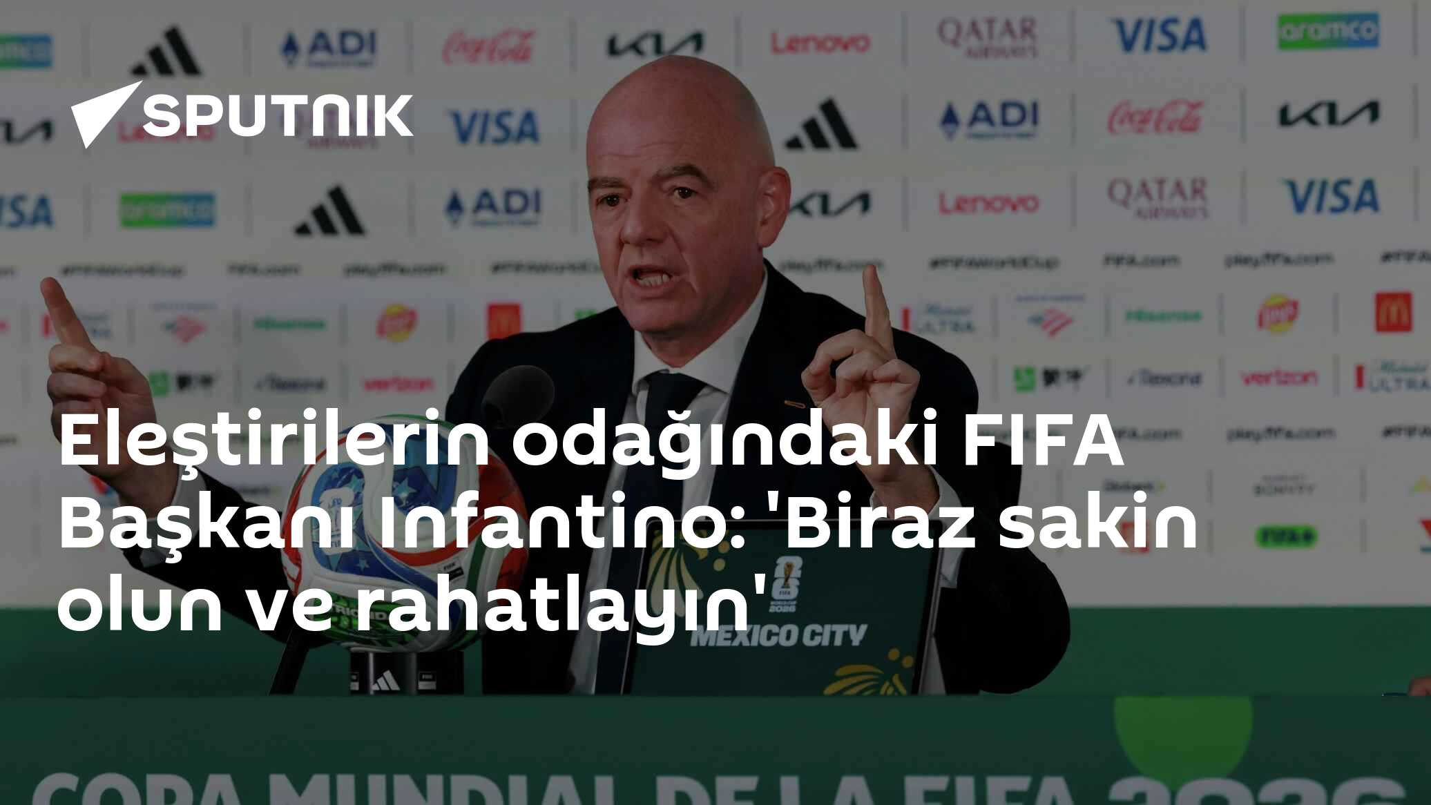 Eleştirilerin odağındaki FIFA Başkanı Infantino: '