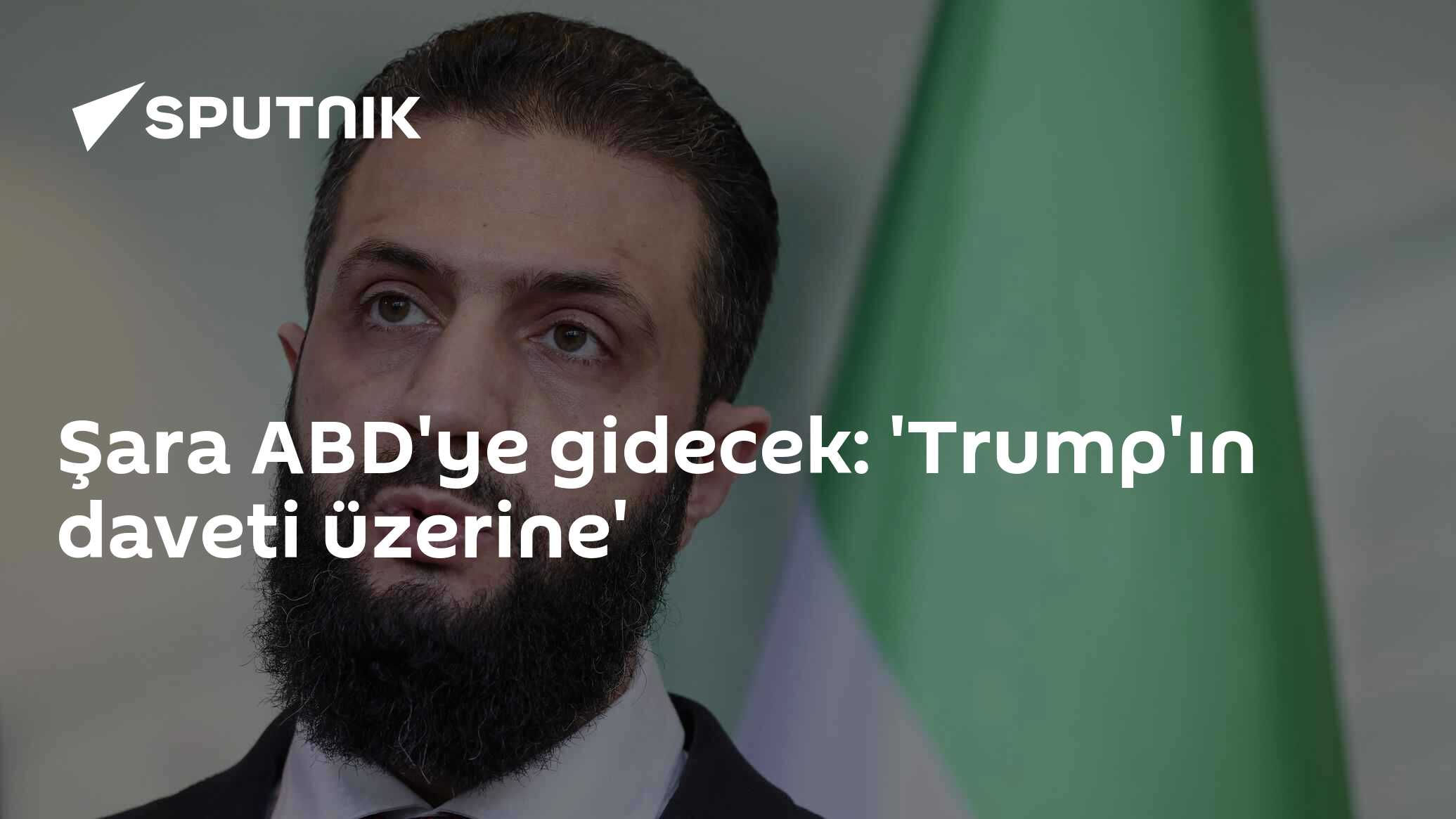 Şara ABD'ye gidecek: 'Trump'ın daveti üzerine'