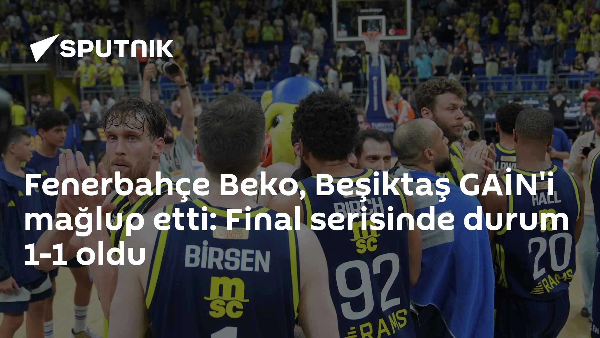 Fenerbahçe Beko, Beşiktaş GAİN'i mağlup etti: Final serisinde durum 1-1 oldu