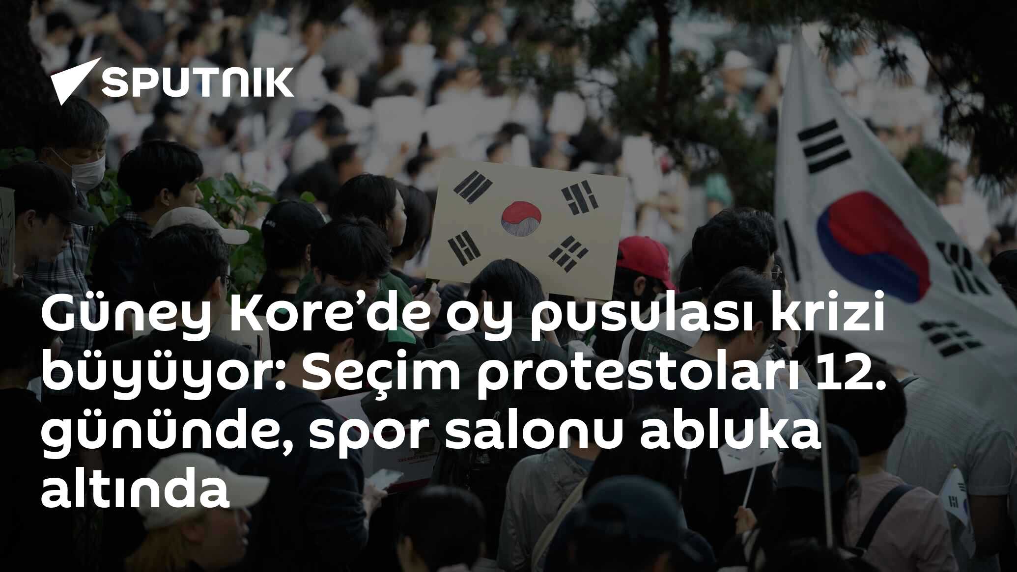 Güney Kore’de oy pusulası krizi büyüyor: Seçim protestoları 12. gününde, spor salonu abluka altında