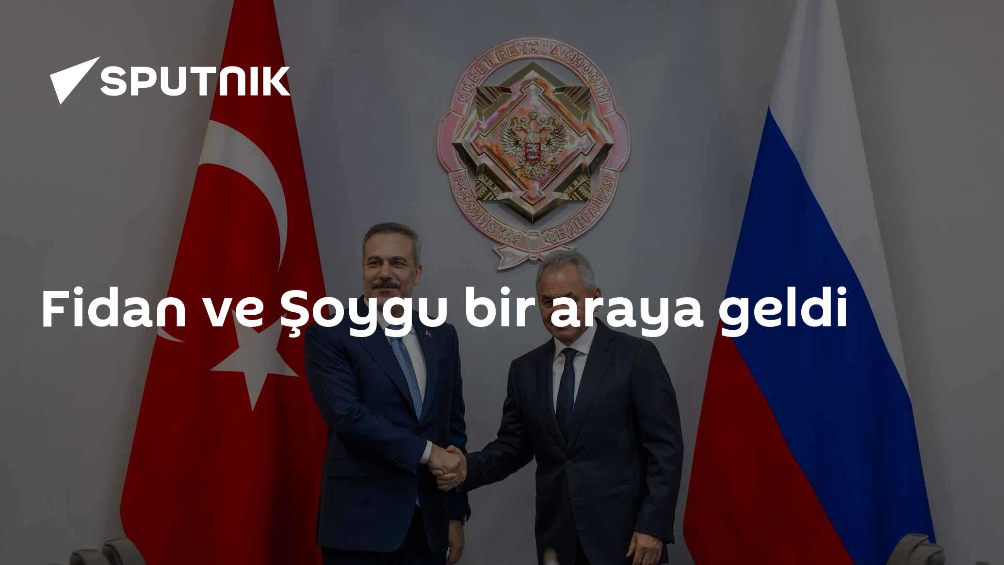 Fidan ve Şoygu bir araya geldi