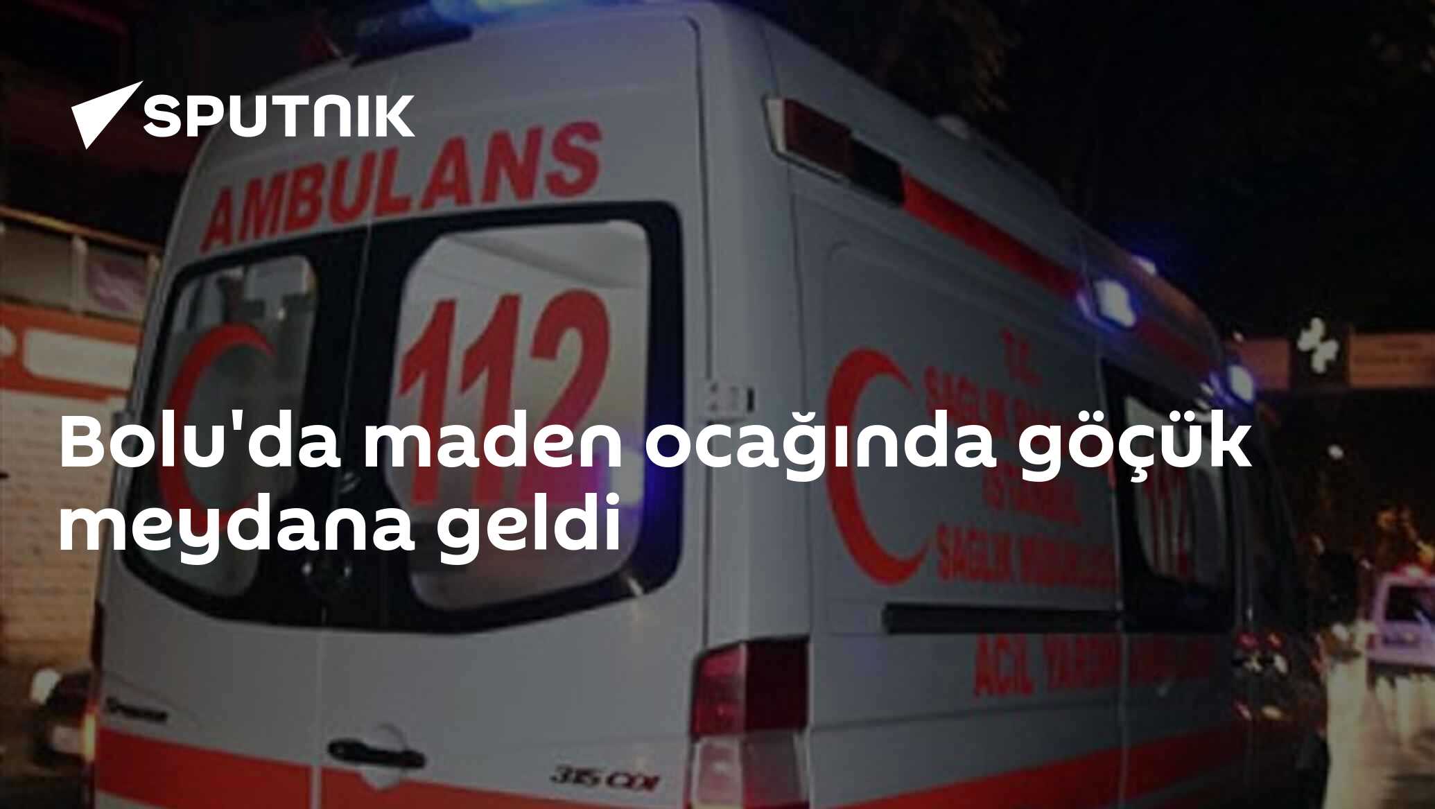 Bolu'da maden ocağında göçük meydana geldi