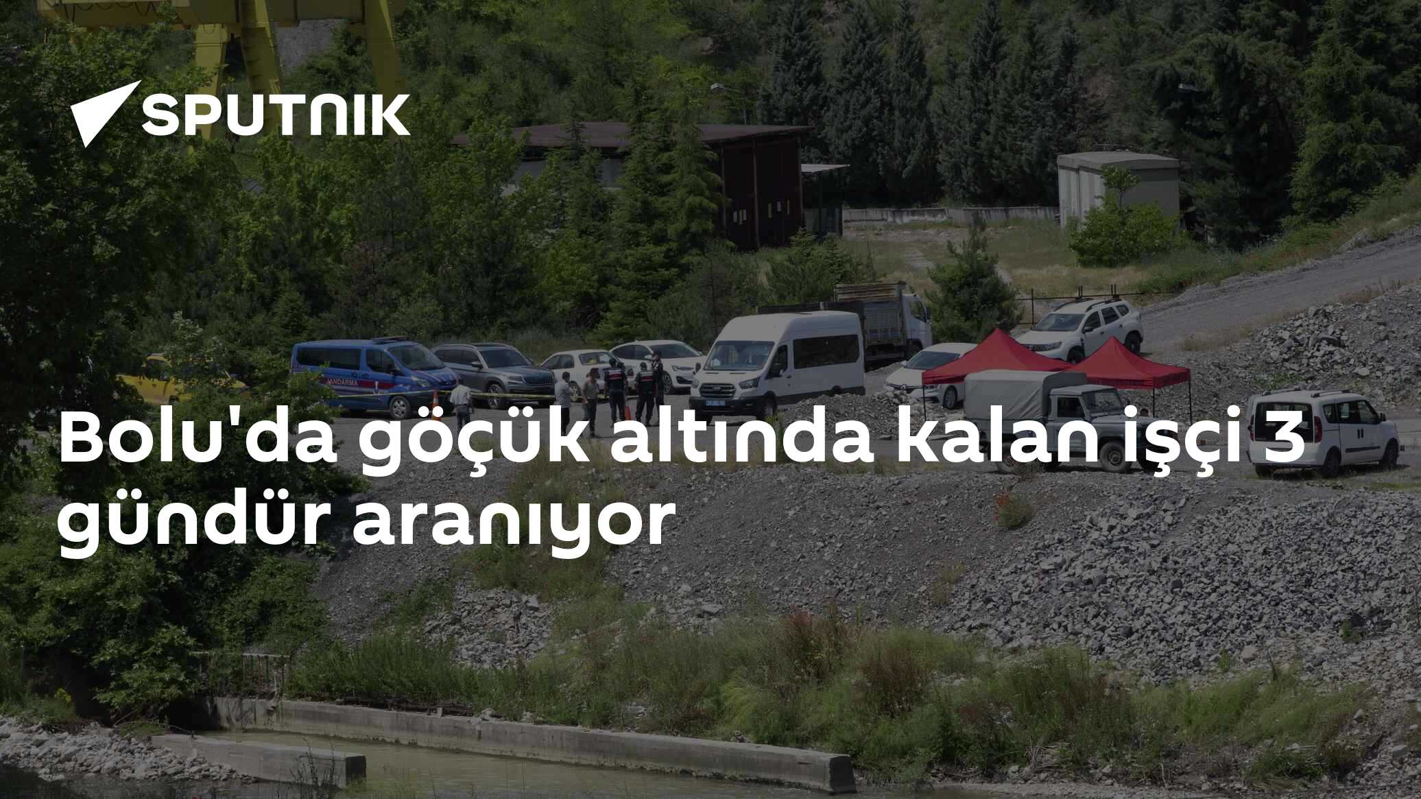 Bolu'da göçük altında kalan işçi 3 gündür aranıyor