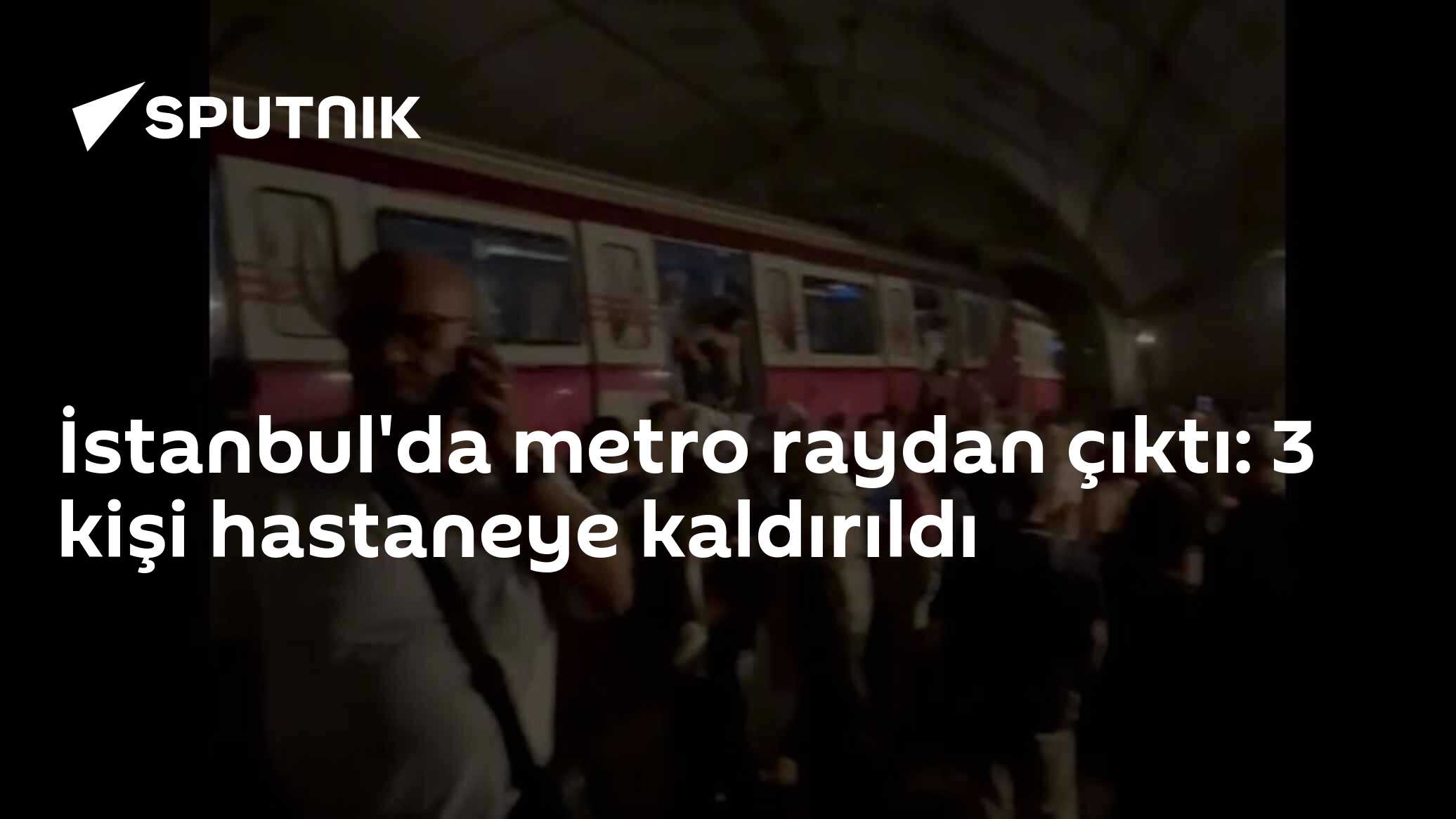 Kadıköy-Sabiha Gökçen Havalimanı arasında sefer yapan metro raydan çıktı