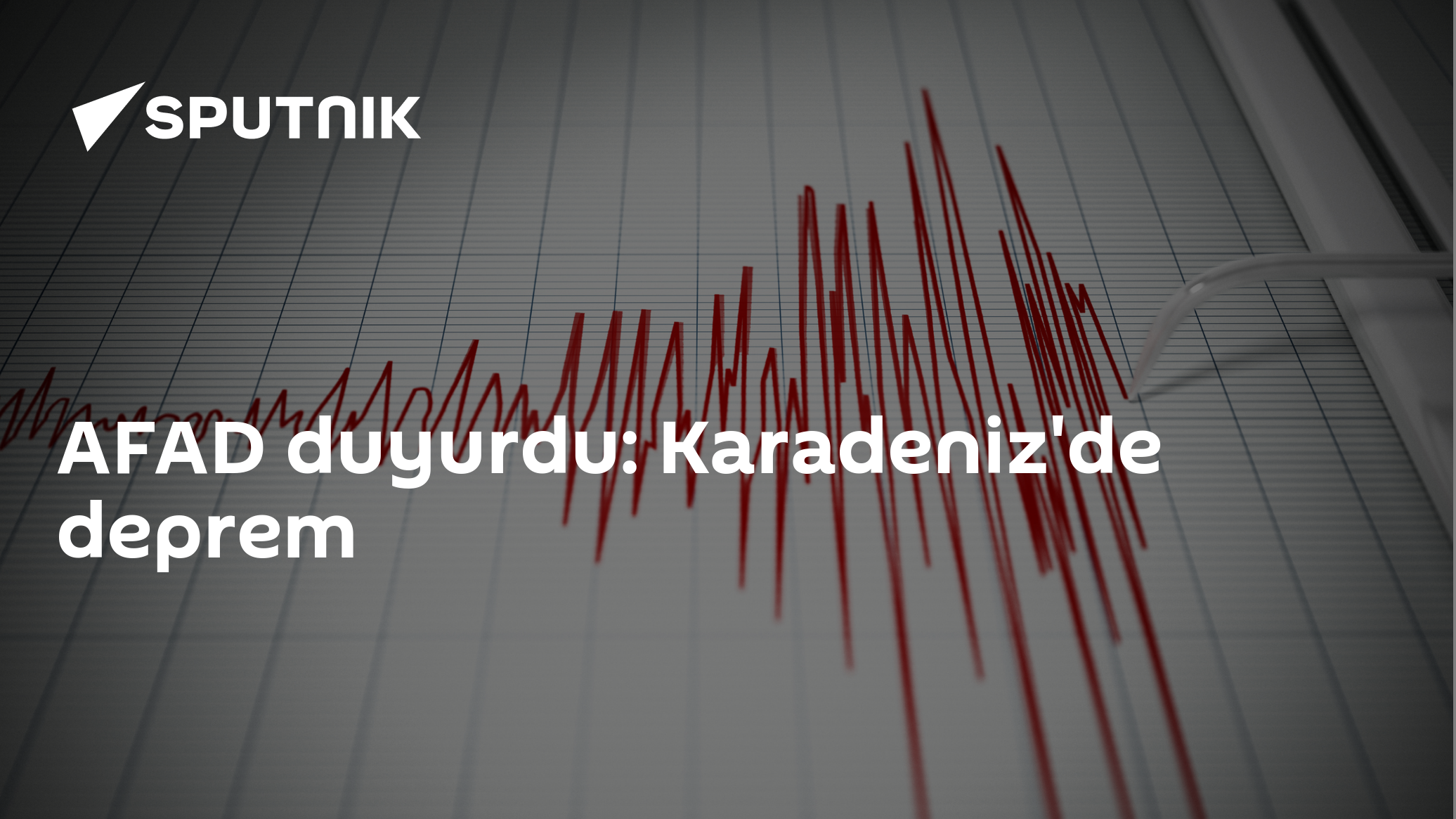 AFAD duyurdu: Karadeniz'de deprem
