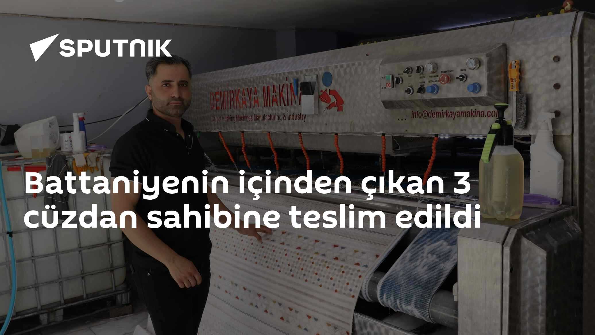 Battaniyenin içinden çıkan 3 cüzdan sahibine teslim edildi