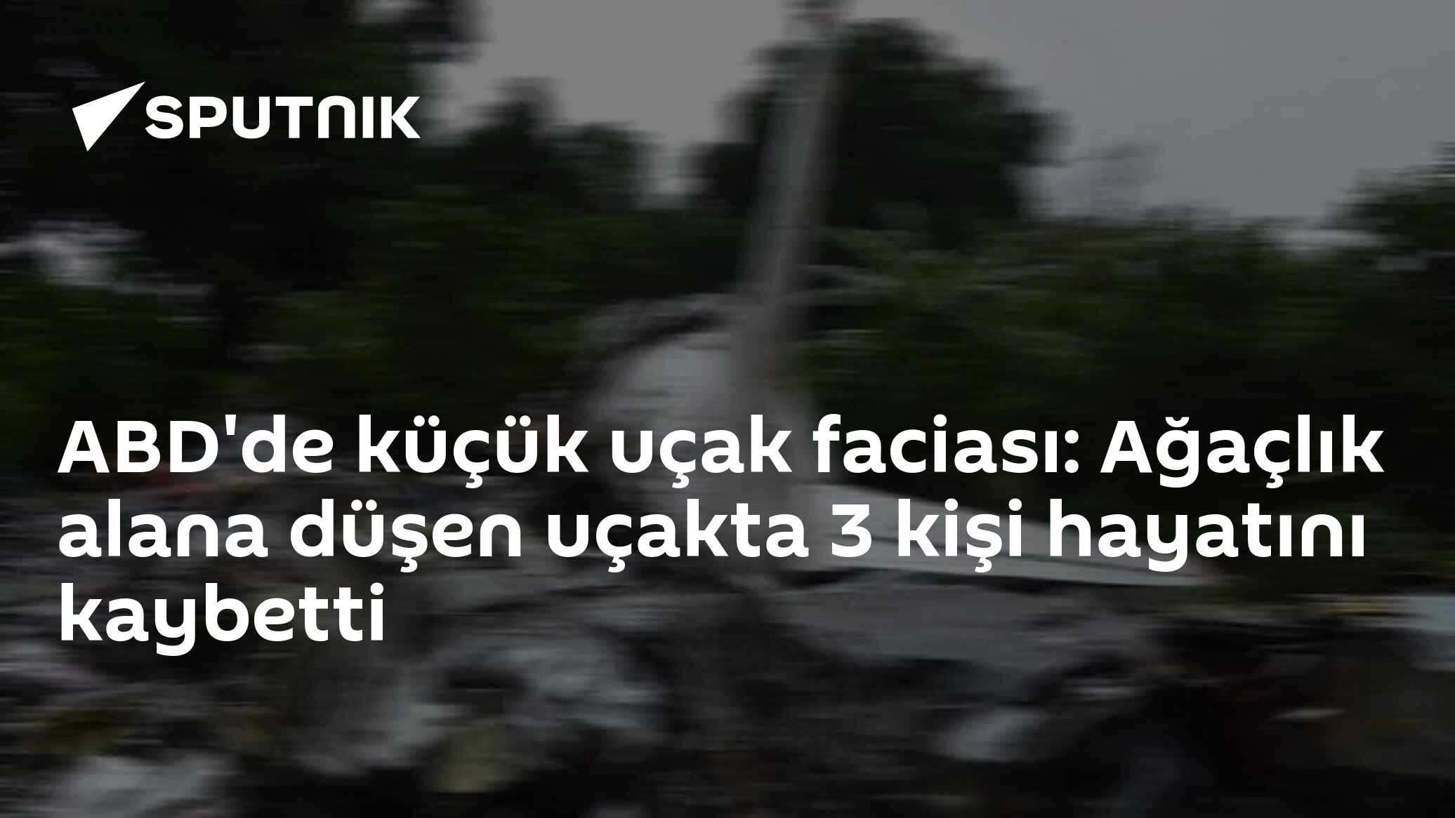 ABD'de küçük uçak faciası: Ağaçlık alana düşen uçakta 3 kişi hayatını kaybetti