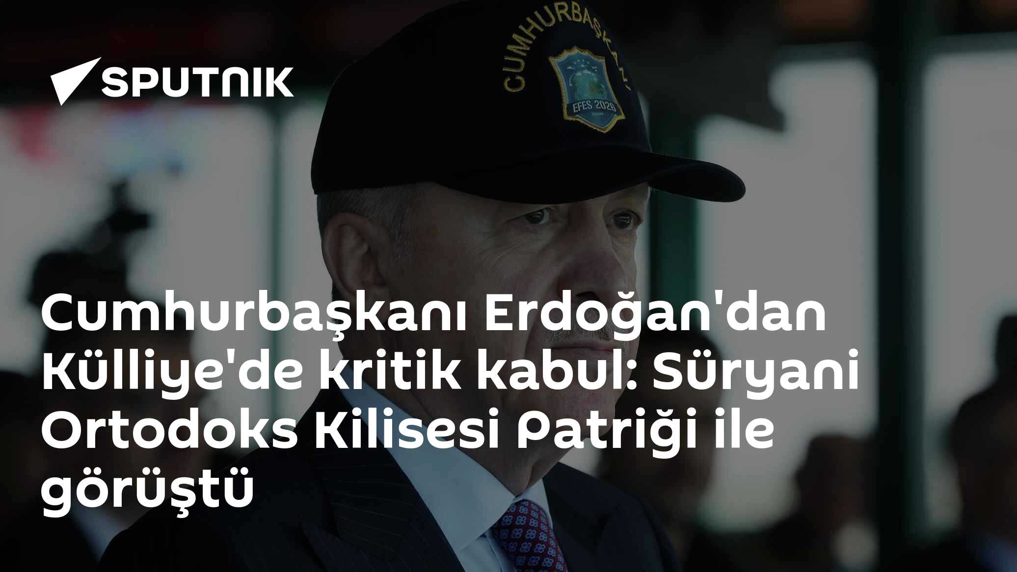 Cumhurbaşkanı Erdoğan'dan Külliye'de kritik kabul: Süryani Ortodoks Kilisesi Patriği ile görüştü
